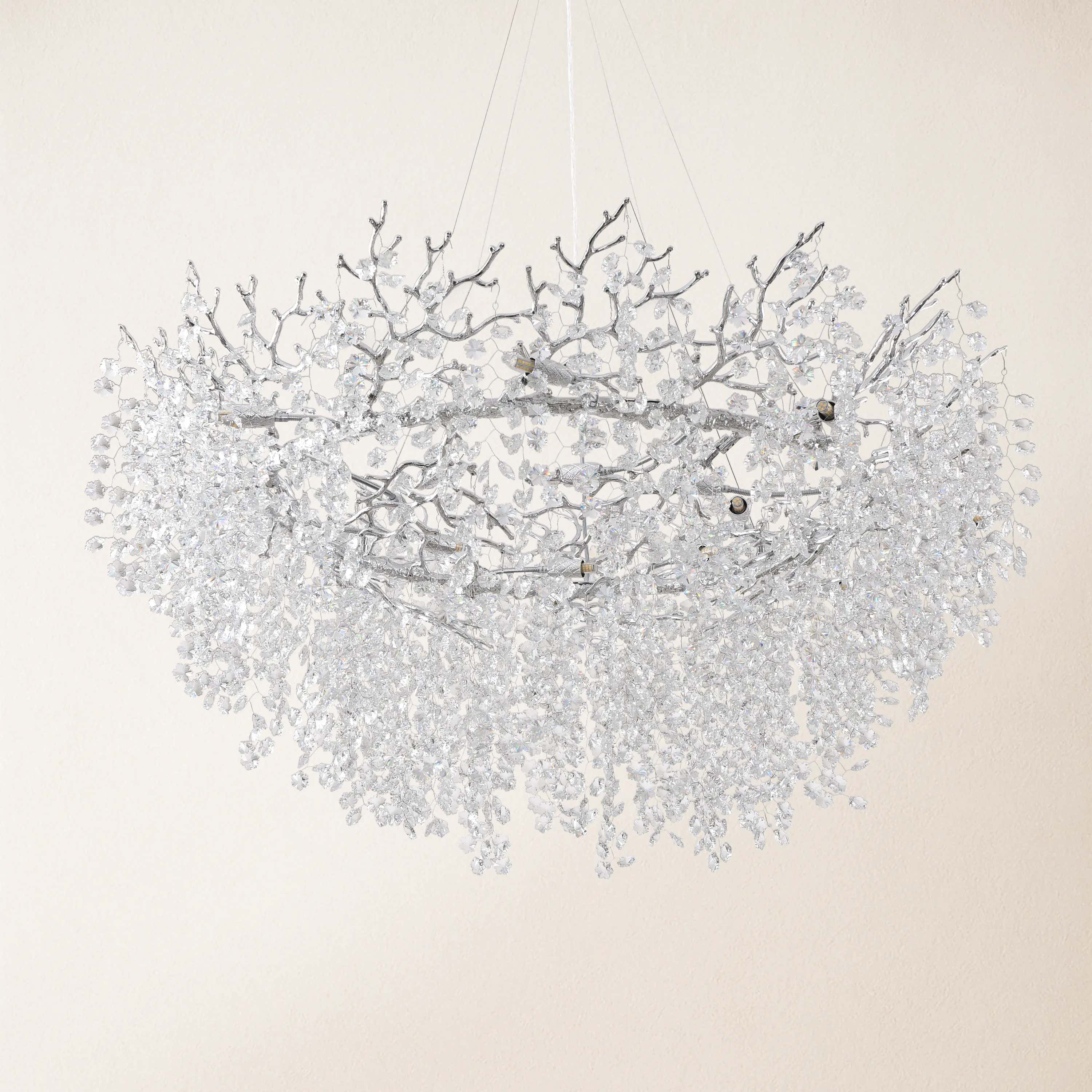 Lustre Branches Round Chandelier 48"D