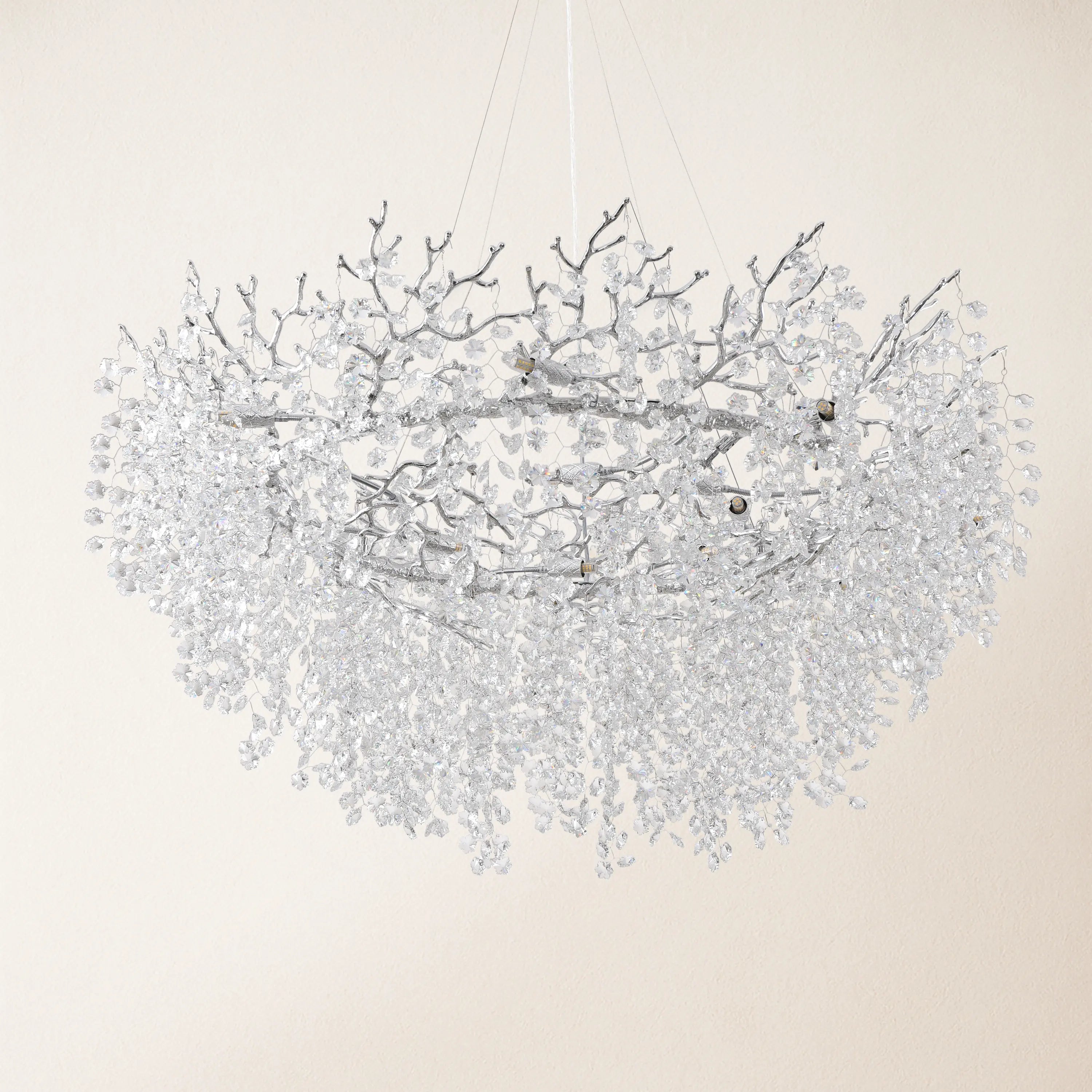 Lustre Branches Runder Kronleuchter 48"