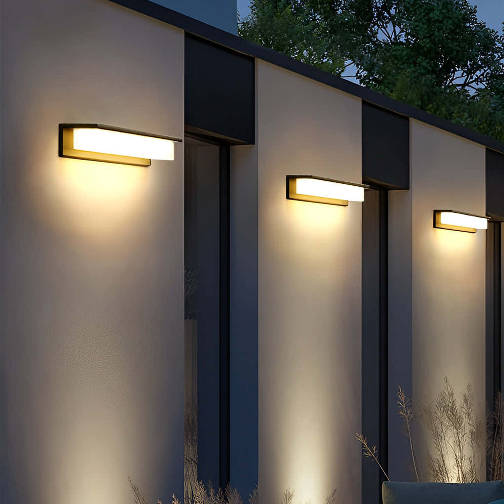 Summital Rectangular Waterproof Outdoor Wall Light