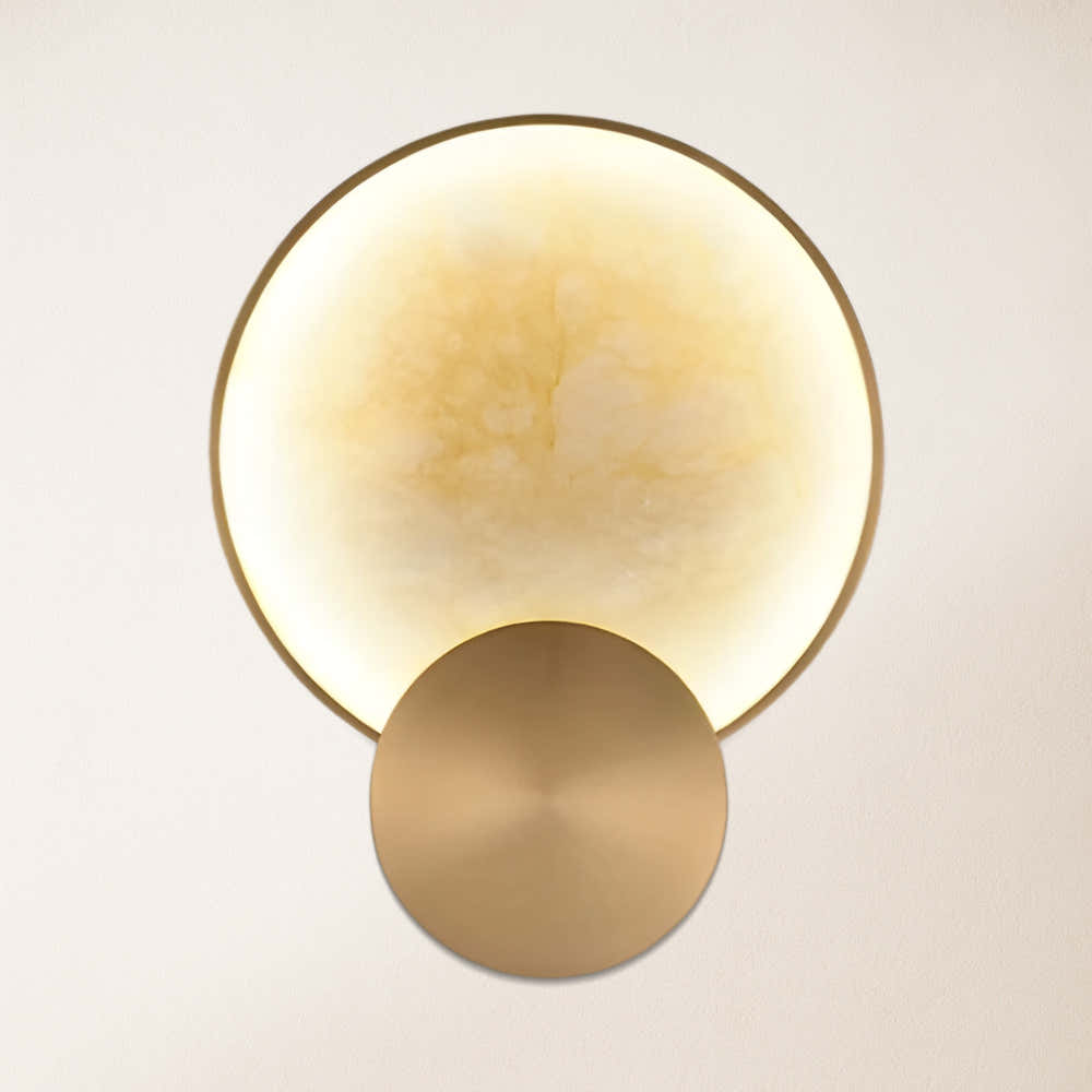 Mintreux Terre Sve Alabaster Wandleuchte 8''D