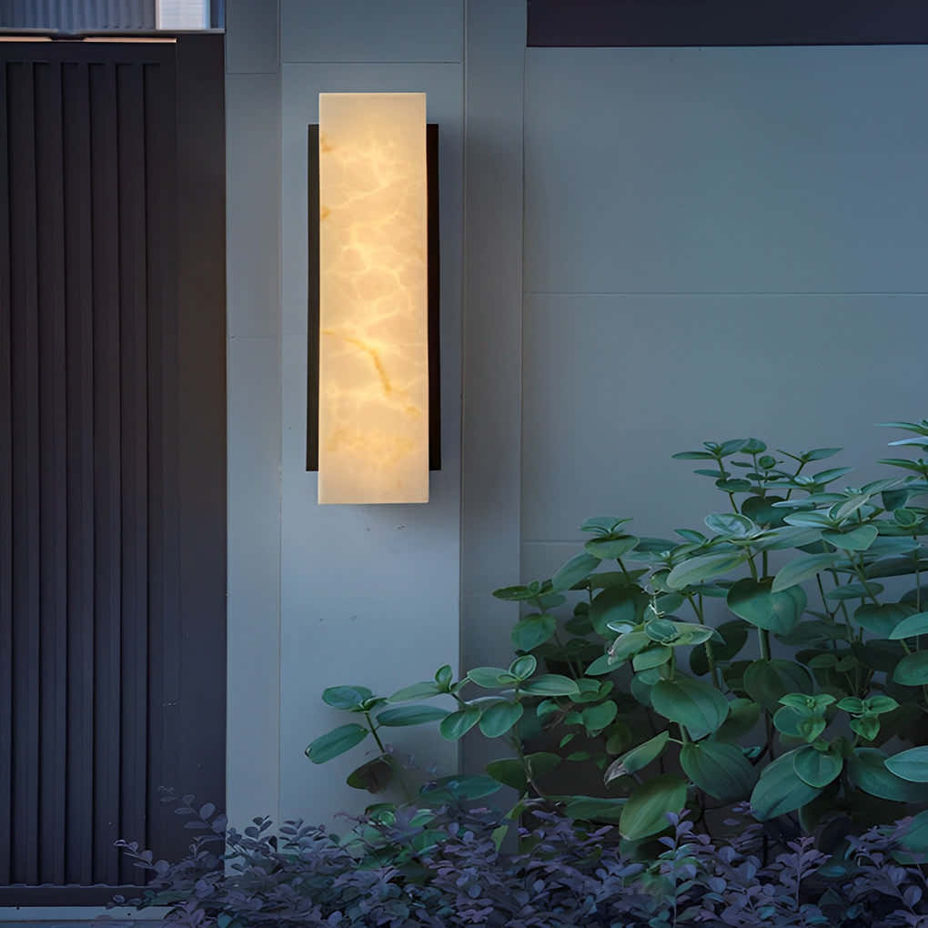 Petraglow Metal Rectangular Outdoor Wall Light