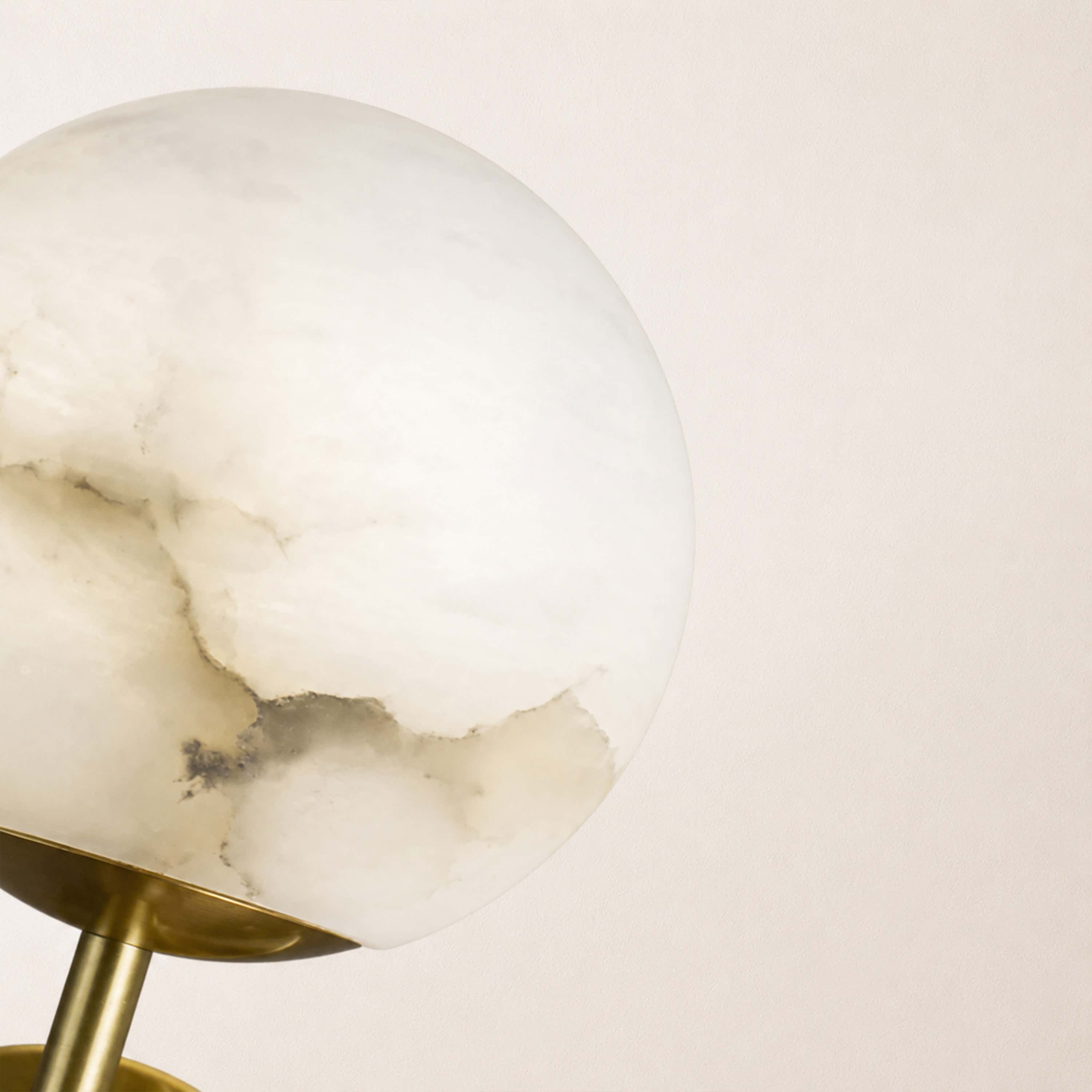 Vellura Alabaster Wall Sconce