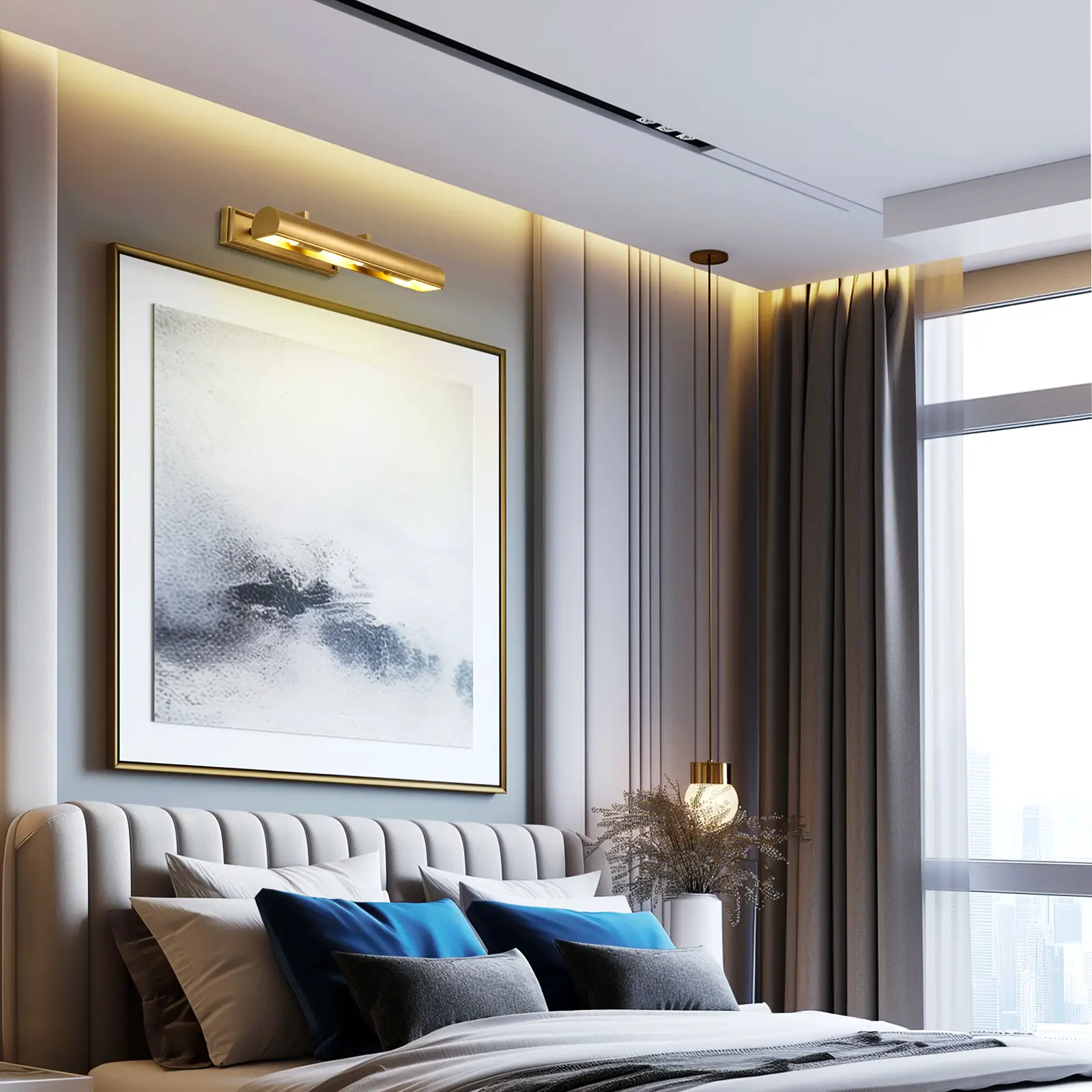 Galleria Picture Light 24"#Finish_Gold