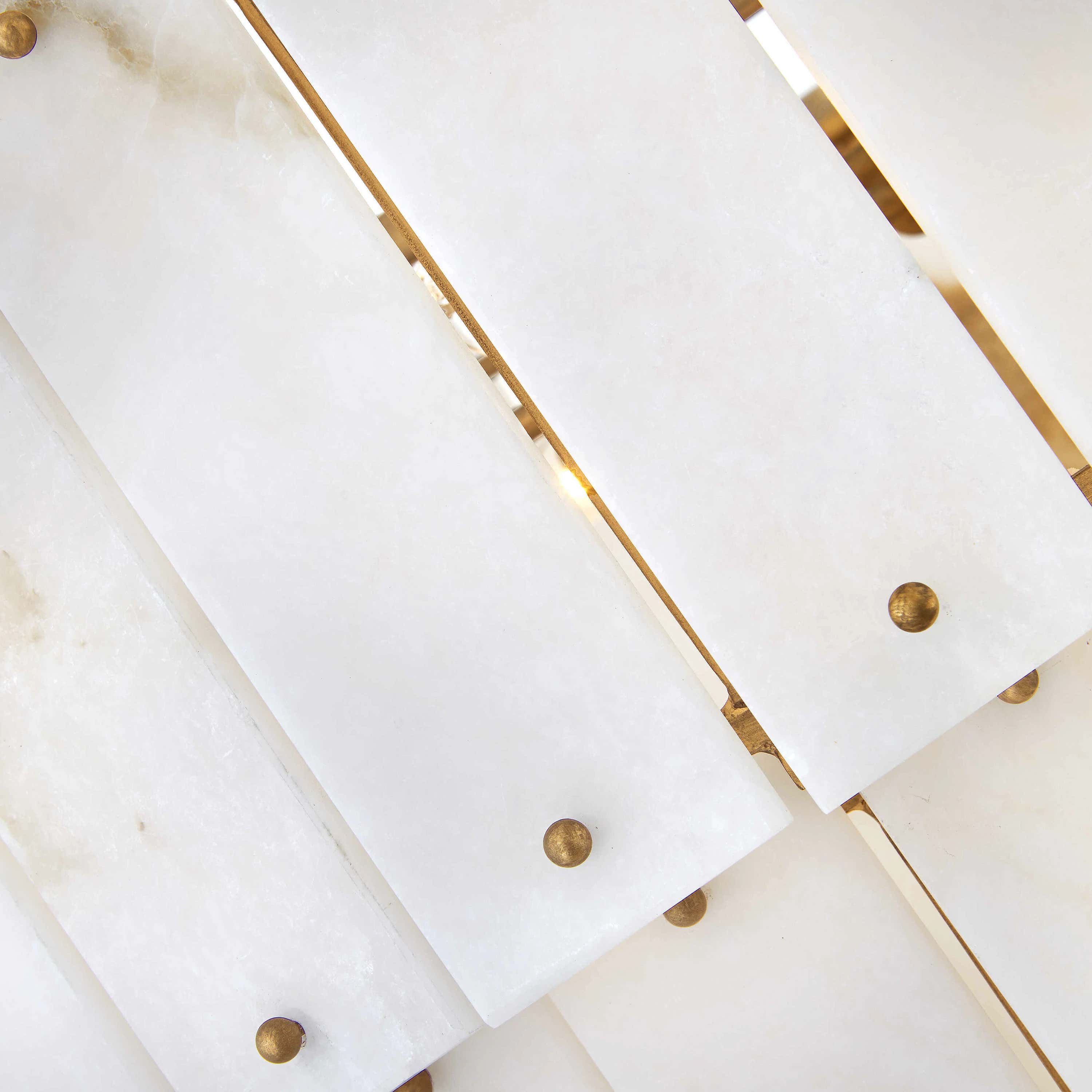 Rancho Alabaster 4-Tier Round Chandelier 24''D#Finish_Gold