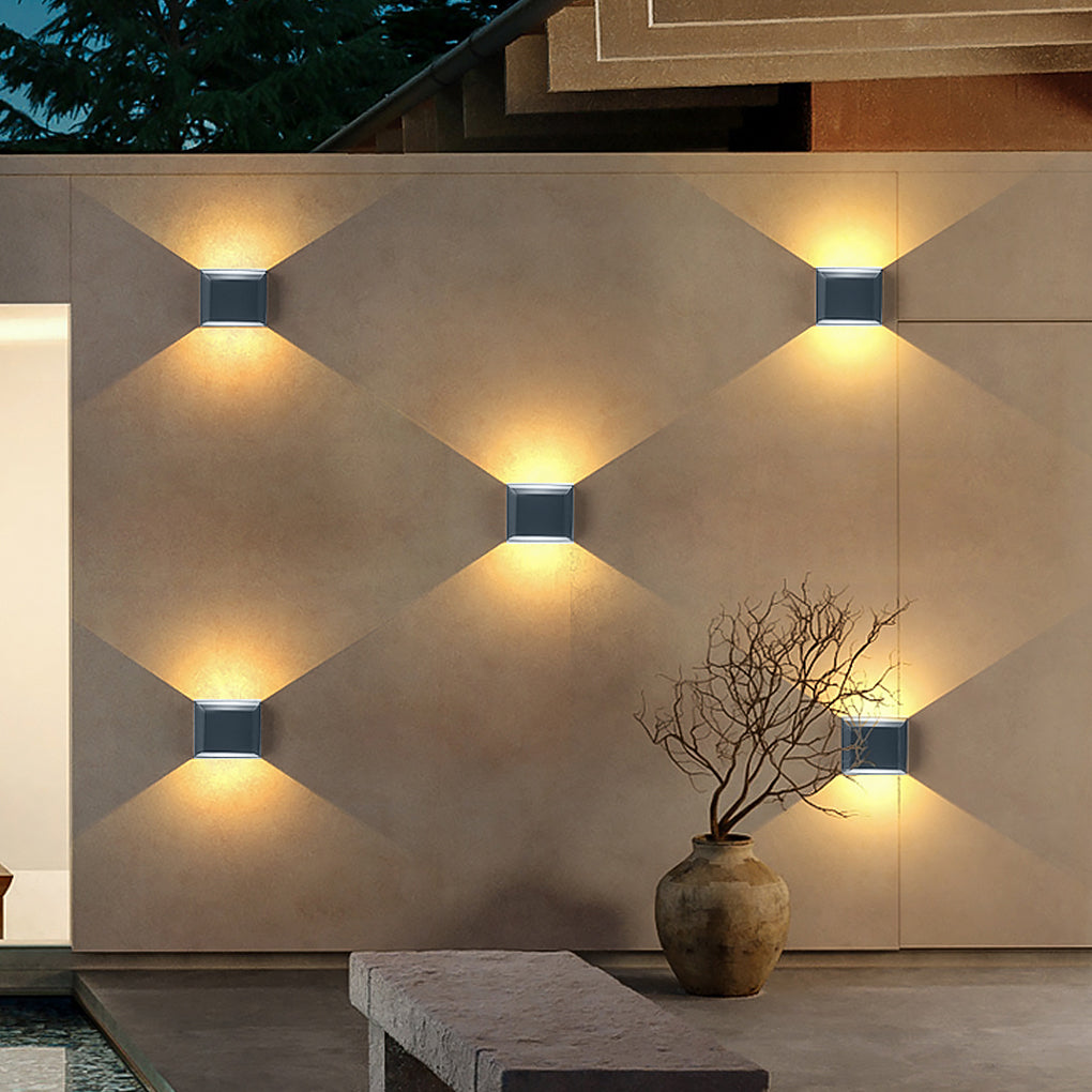 Moderne minimalistische wasserdichte LED-Wandleuchte für den Außenbereich Villa Courtyard Garden