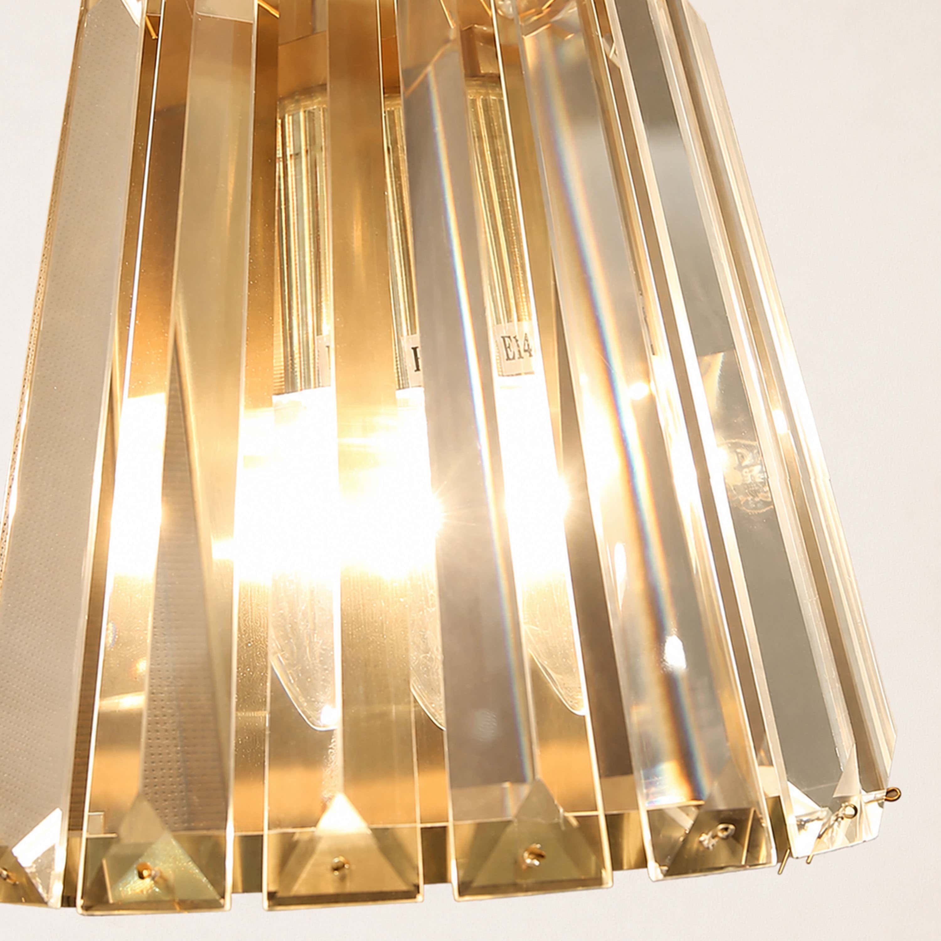 Lyrsolara Crystal Wall Sconce