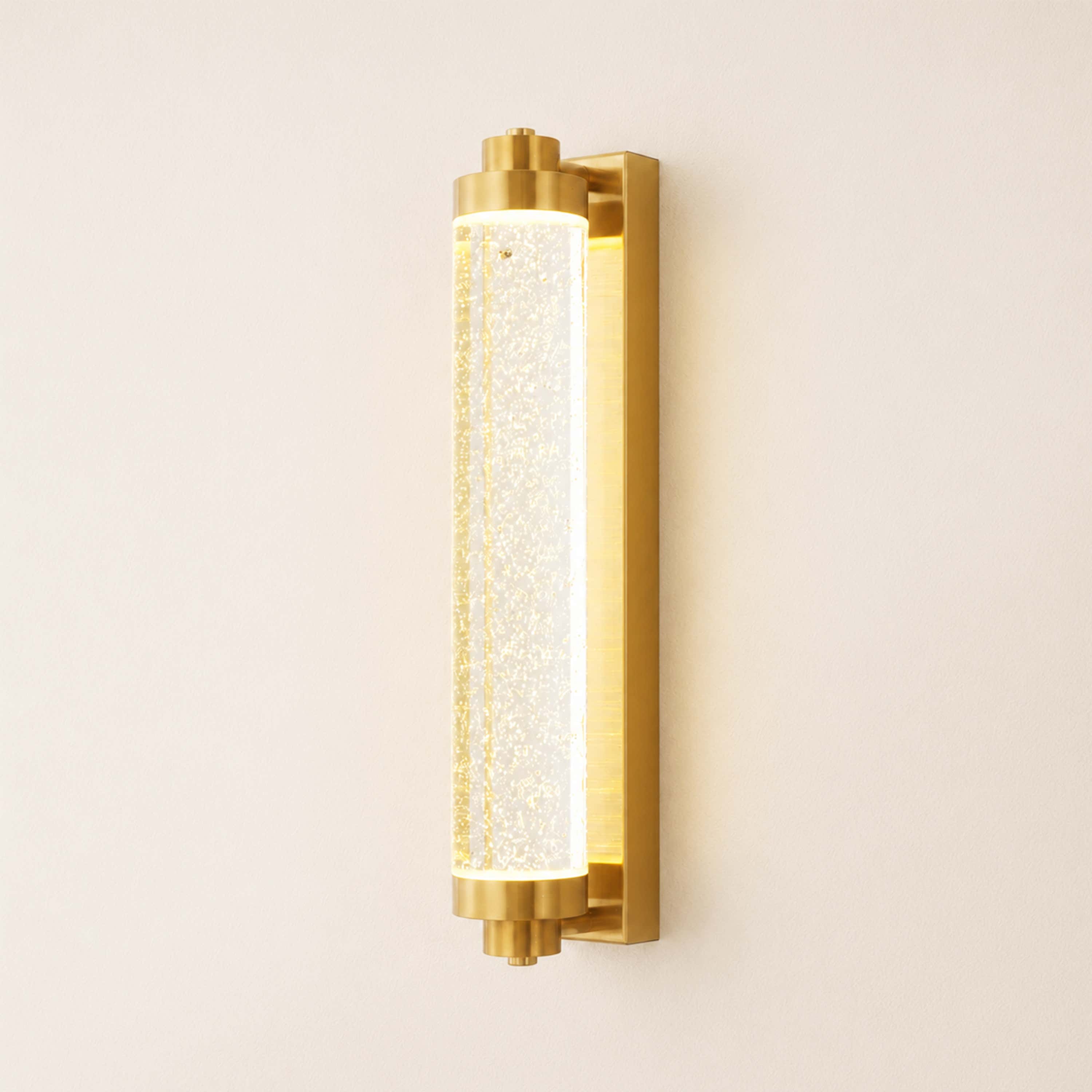 Lumira Crystal Bubble Wall Sconce