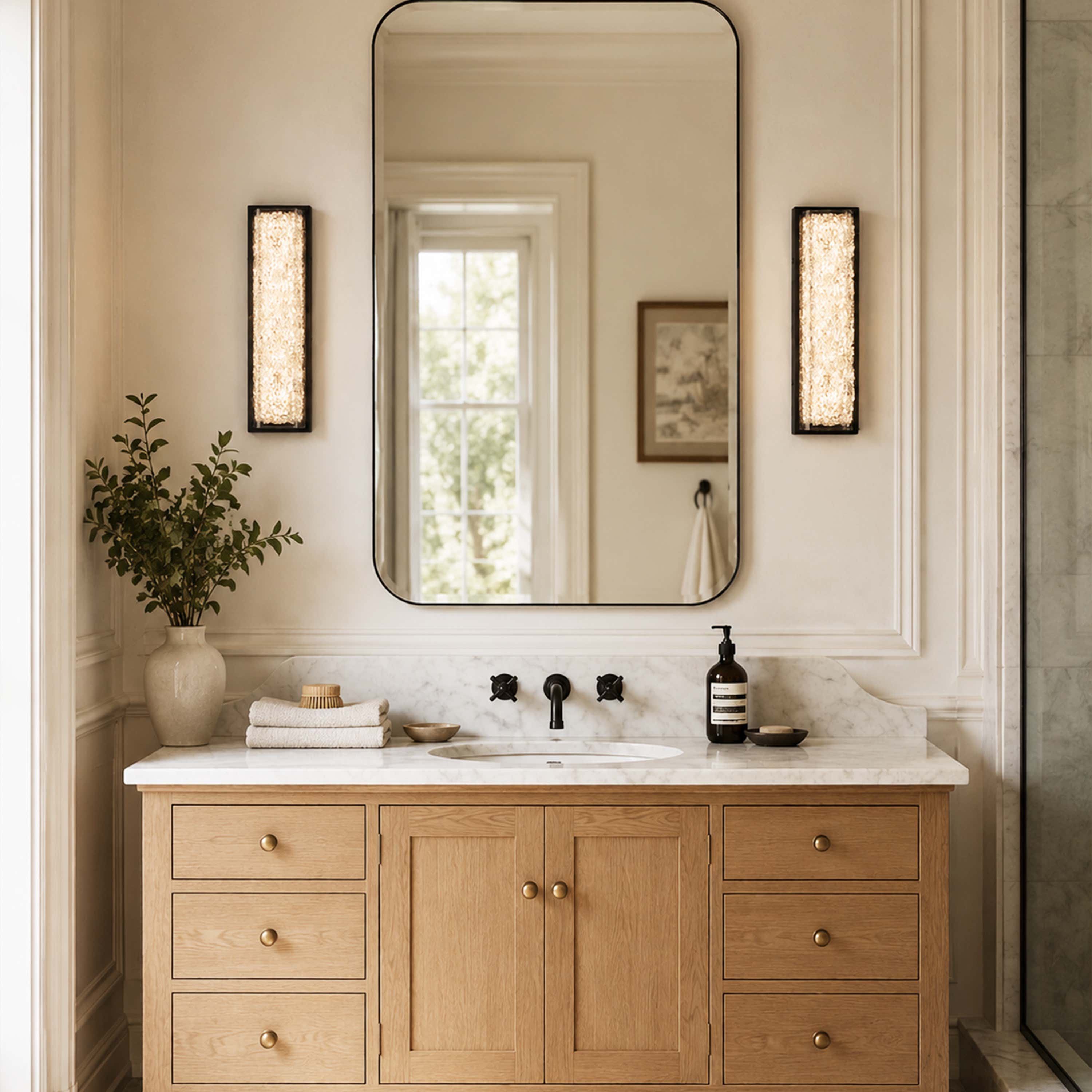 Astris Linear Resin Wall Sconce