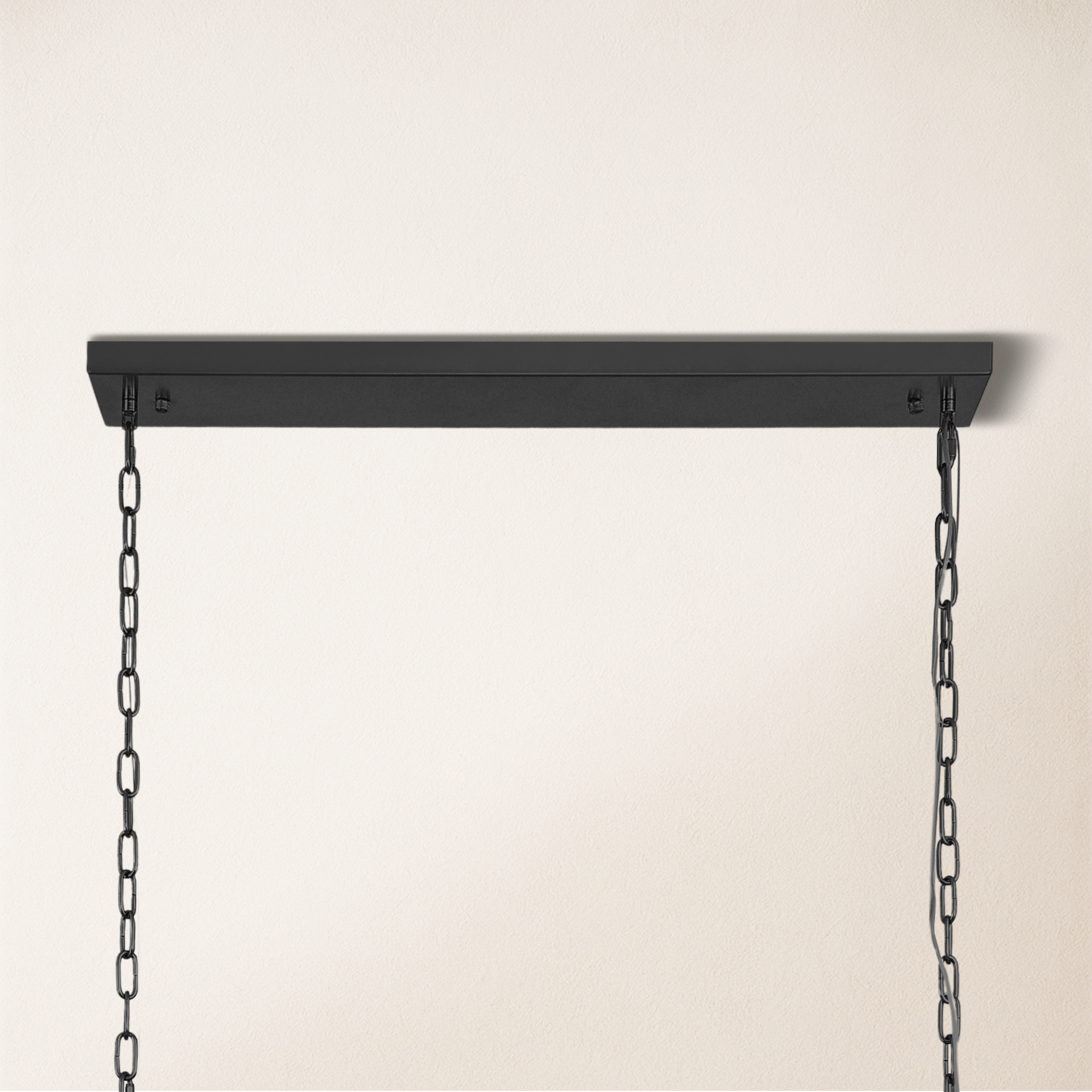 Nivislight Alabaster Rectangular Chandelier 55"