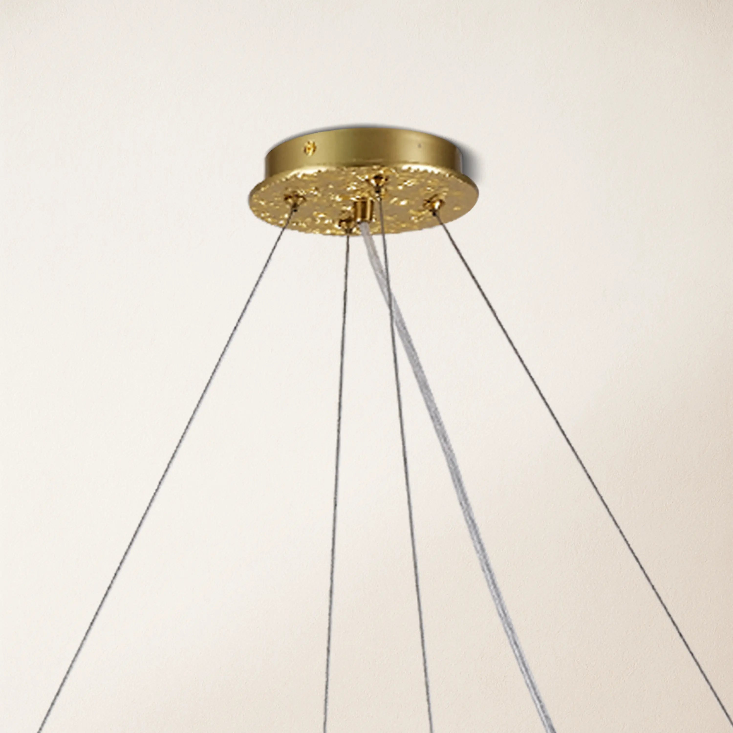 Frostleaf Kristall-Kaskaden-Baumzweig-Linear-Kronleuchter 55"