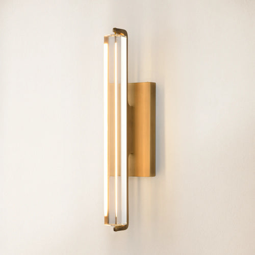 Clara Glow Crystal Einzel-Wandleuchte 19"