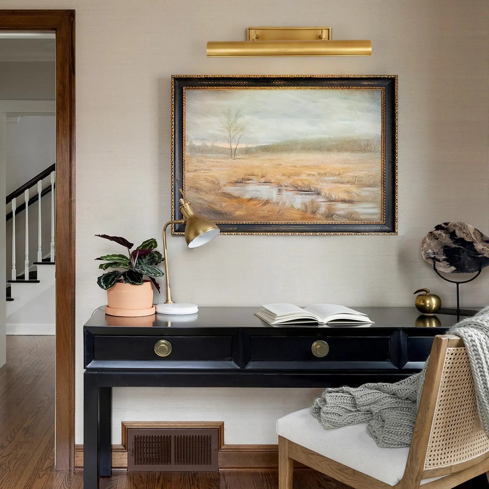 Galleria Picture Light 24"#Finish_Gold