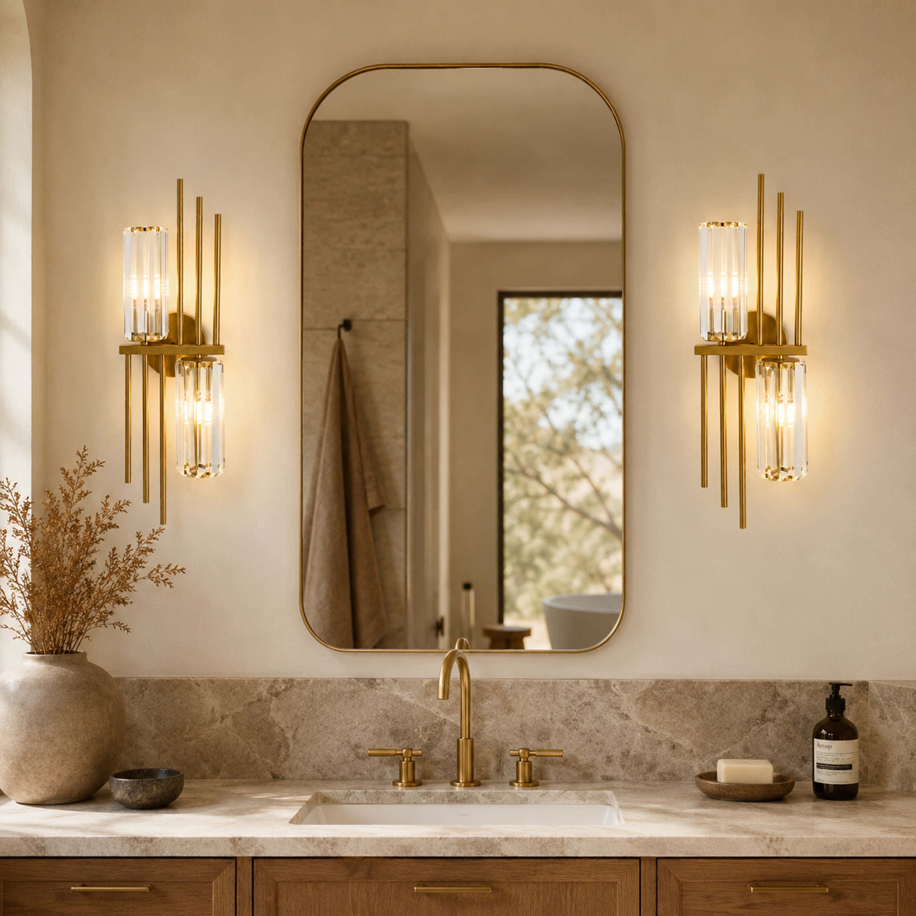 Oriana Crystal Wall Sconce 7.1"