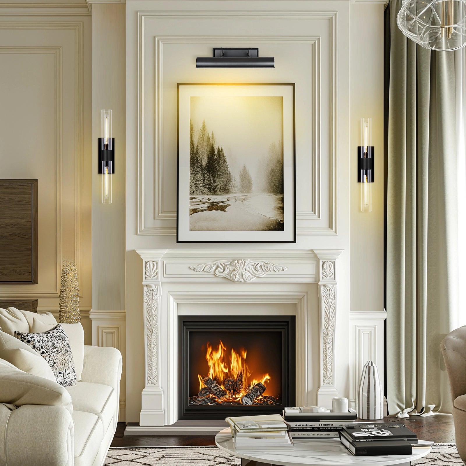 Galleria Picture Light 24"#Finish_Black