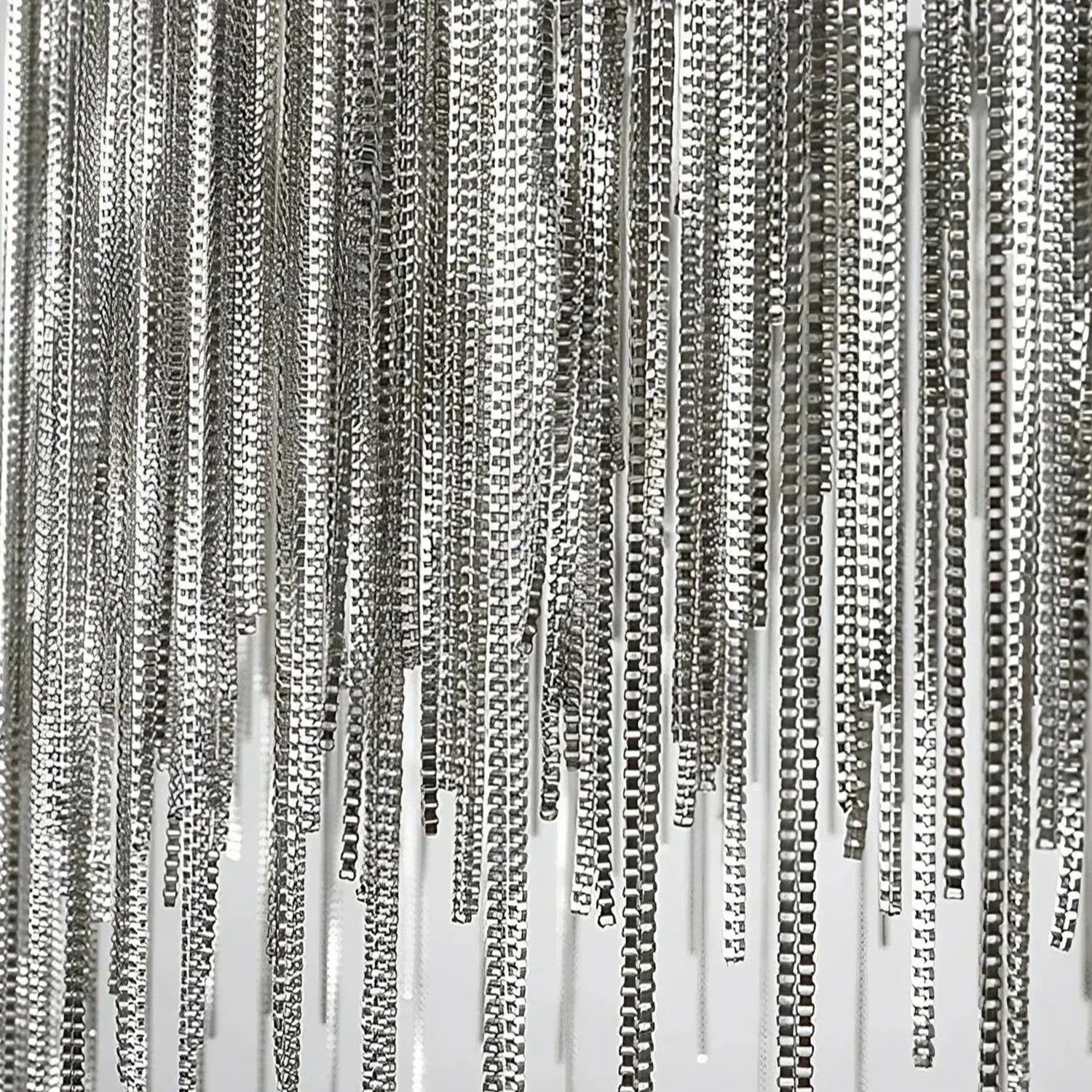 Teresa Cadena Steel Tassel Chandelier 31"D