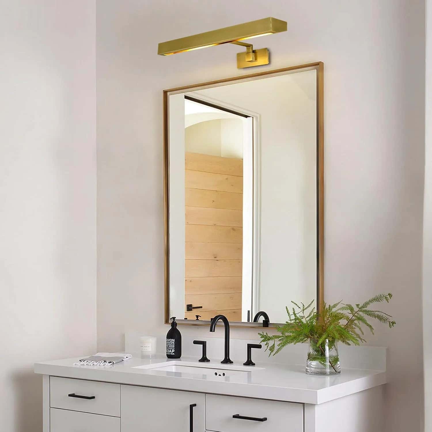 Brushed Radiance Picture Light 24"W#Finish_Gold