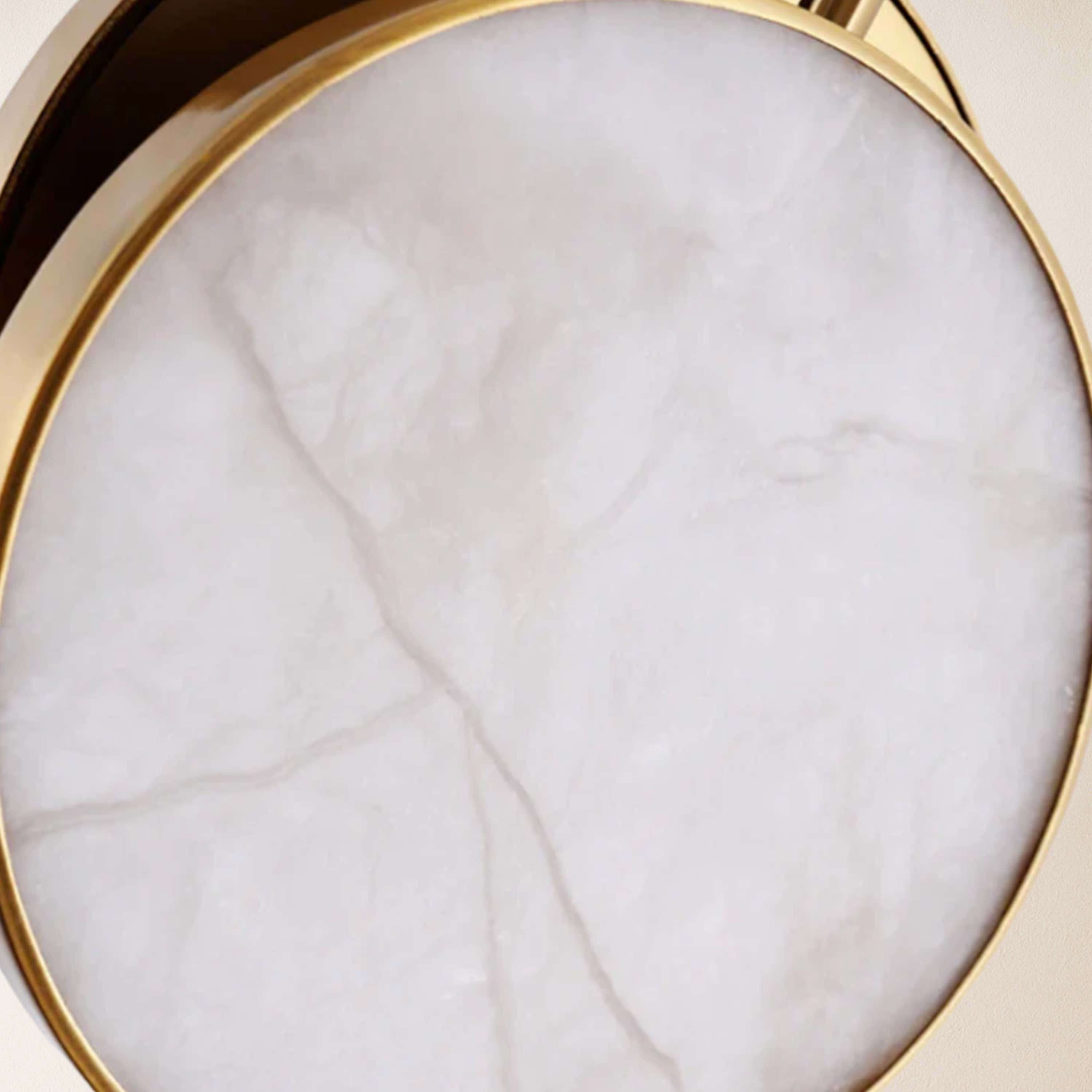 Mintreux Moonshade Alabaster-Anhänger, 20,3 cm Durchmesser