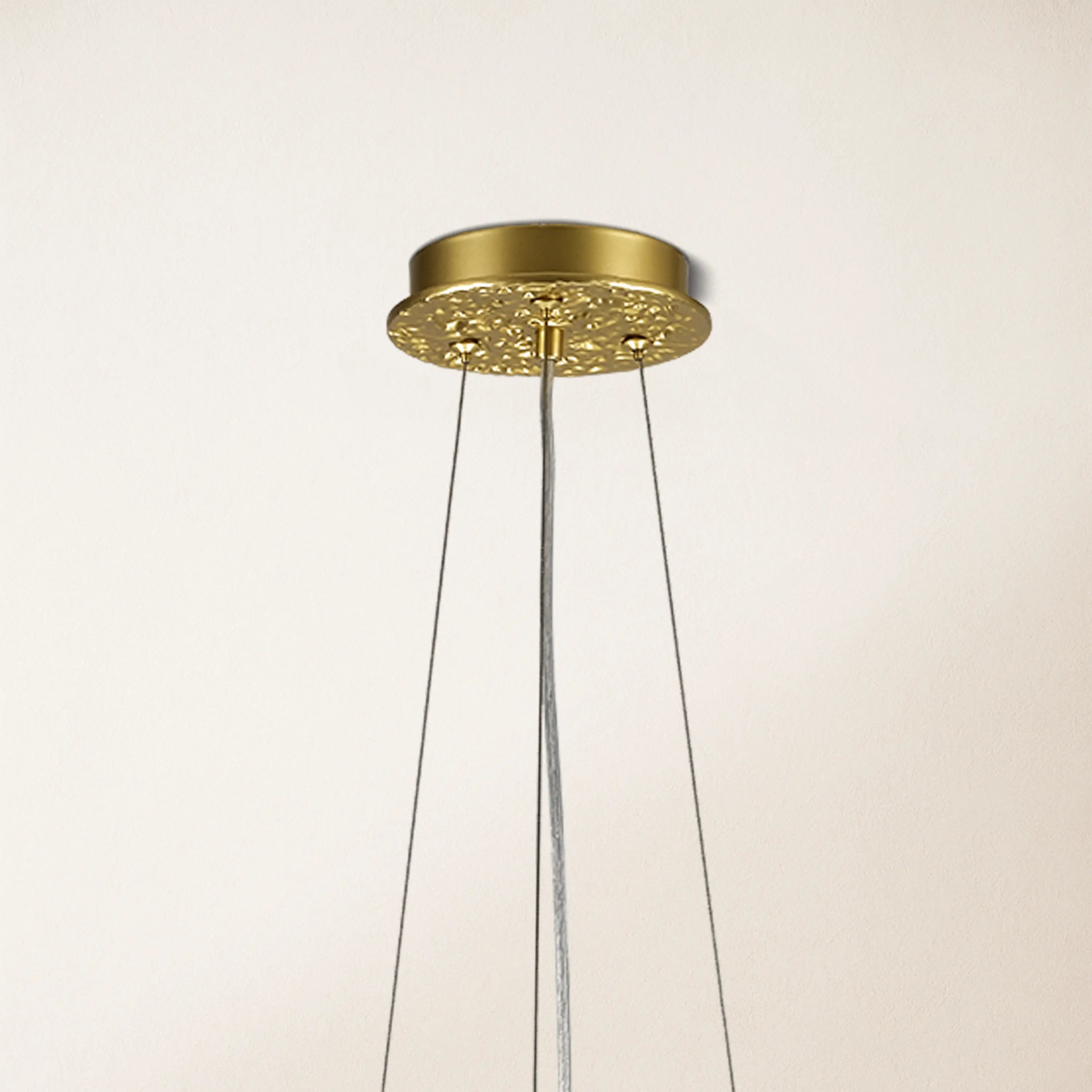 Frostleaf Kristall-Kaskadenzweig-Kronleuchter, rund, 76,2 cm