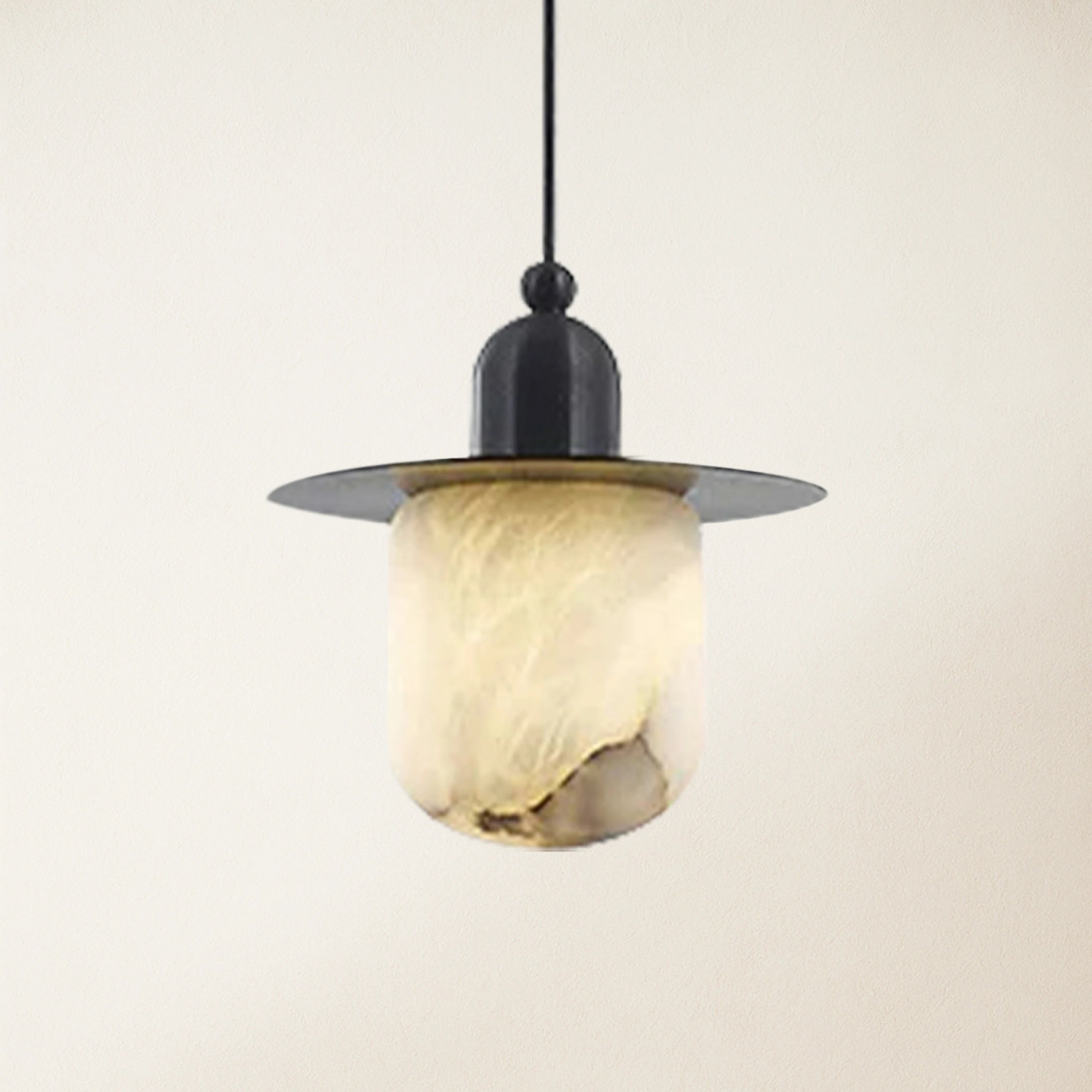 Bloom Alabaster Grace Pendant 6" H