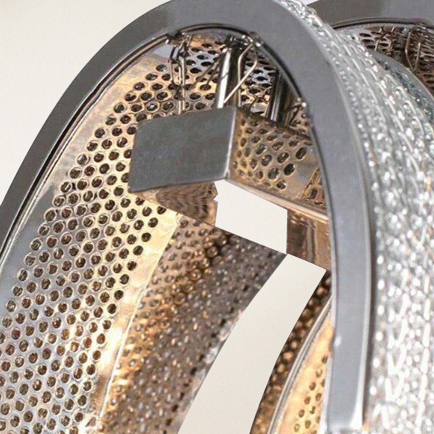 Teresa Cadena Chain Tassel Dining Room Chandelier 43"W