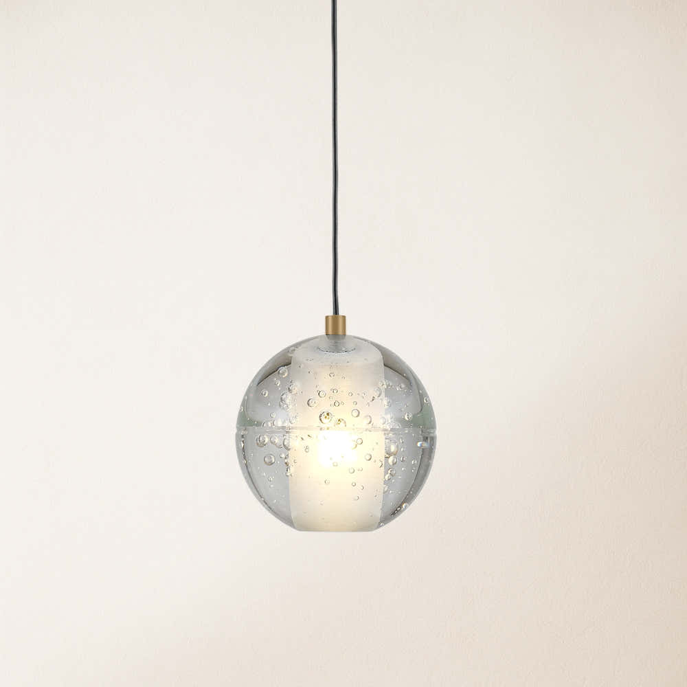 Pearl Ball Ceiling Pendant 4"D#Finish_Gold