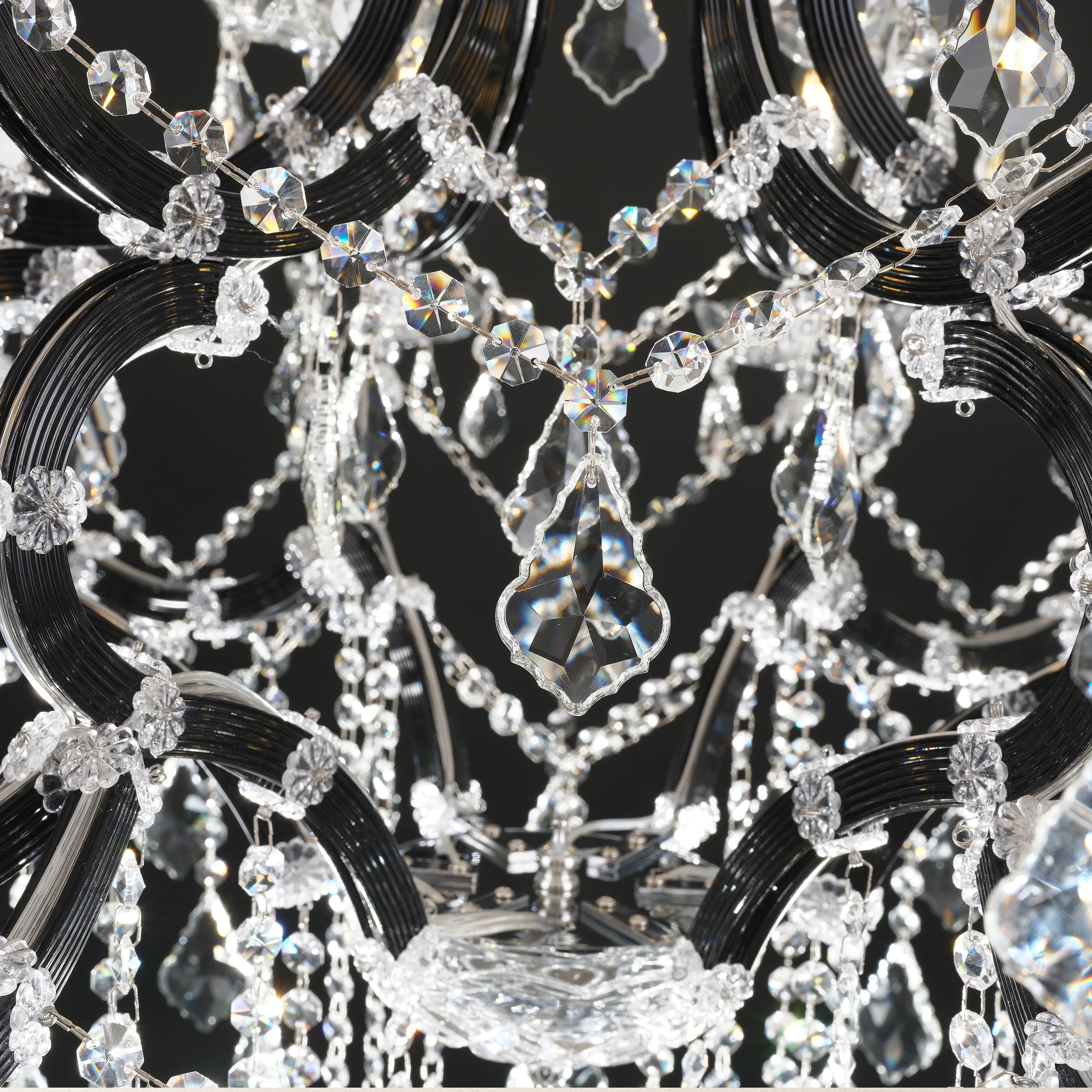 Roco Crystal Classical Round Chandelier 48"D
