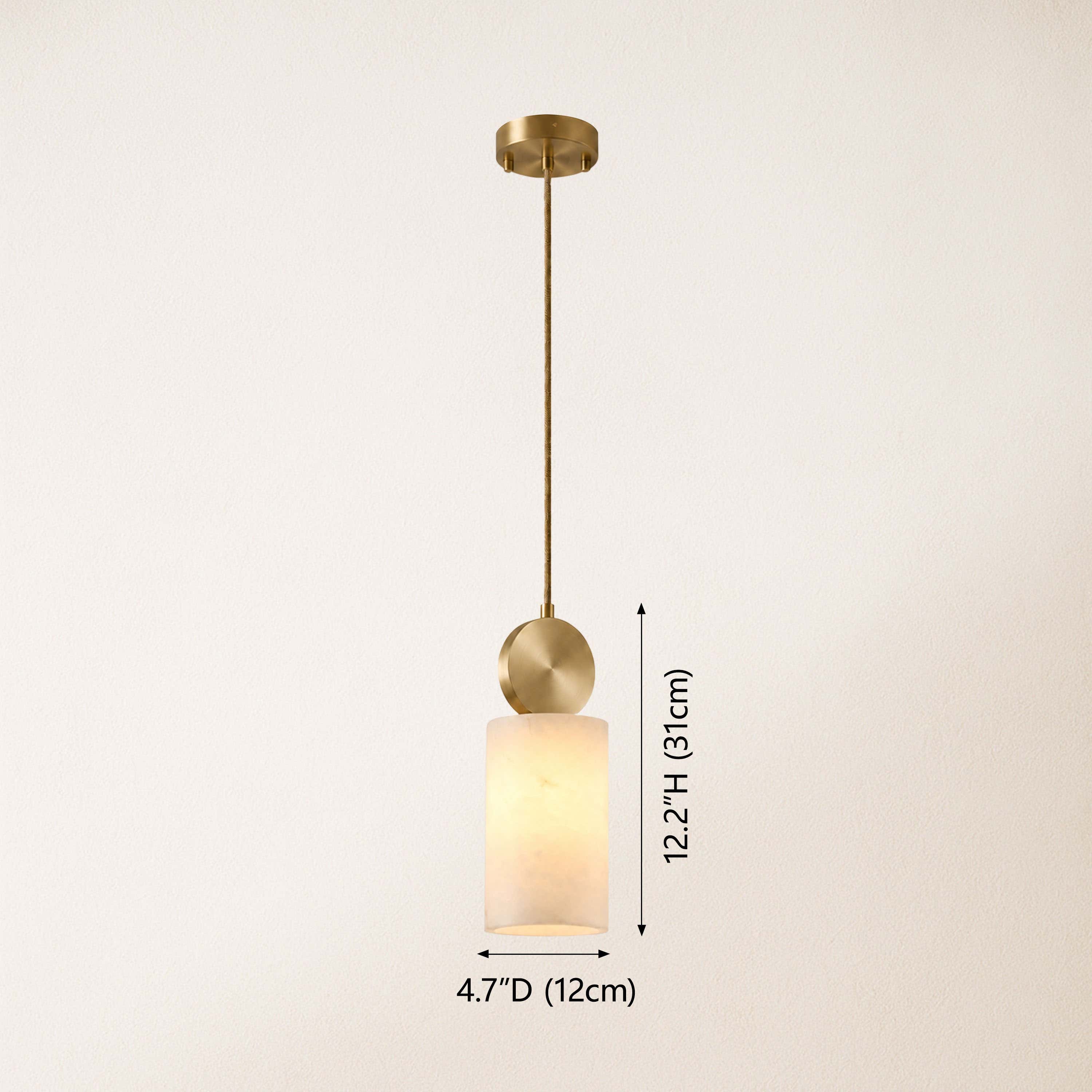 Aurevence Alabaster Pendant