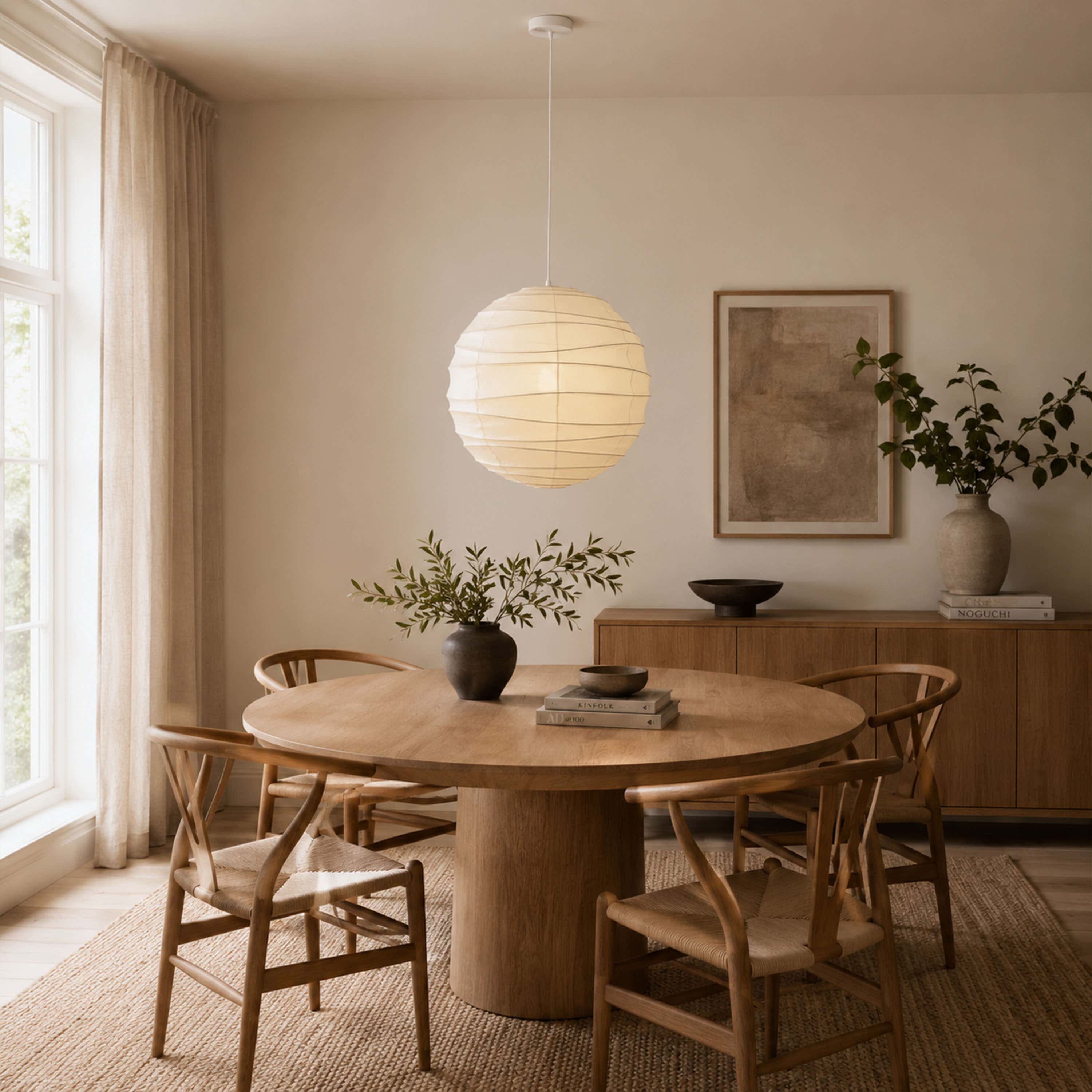 Hikari Paper Ball Pendant Lamp