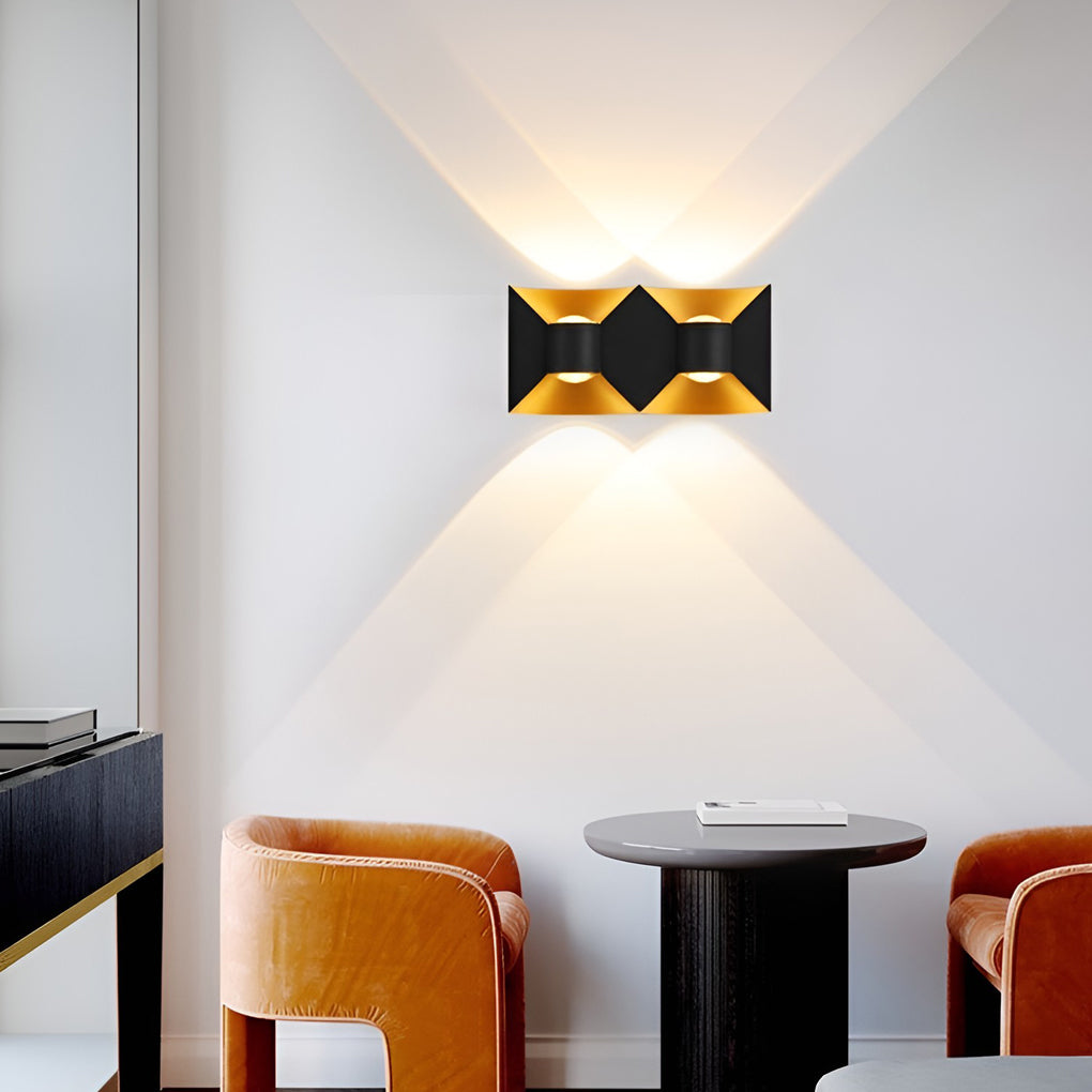 Quadratische Up- und Down-Leuchten 6W LED wasserdichte moderne Außenleuchten