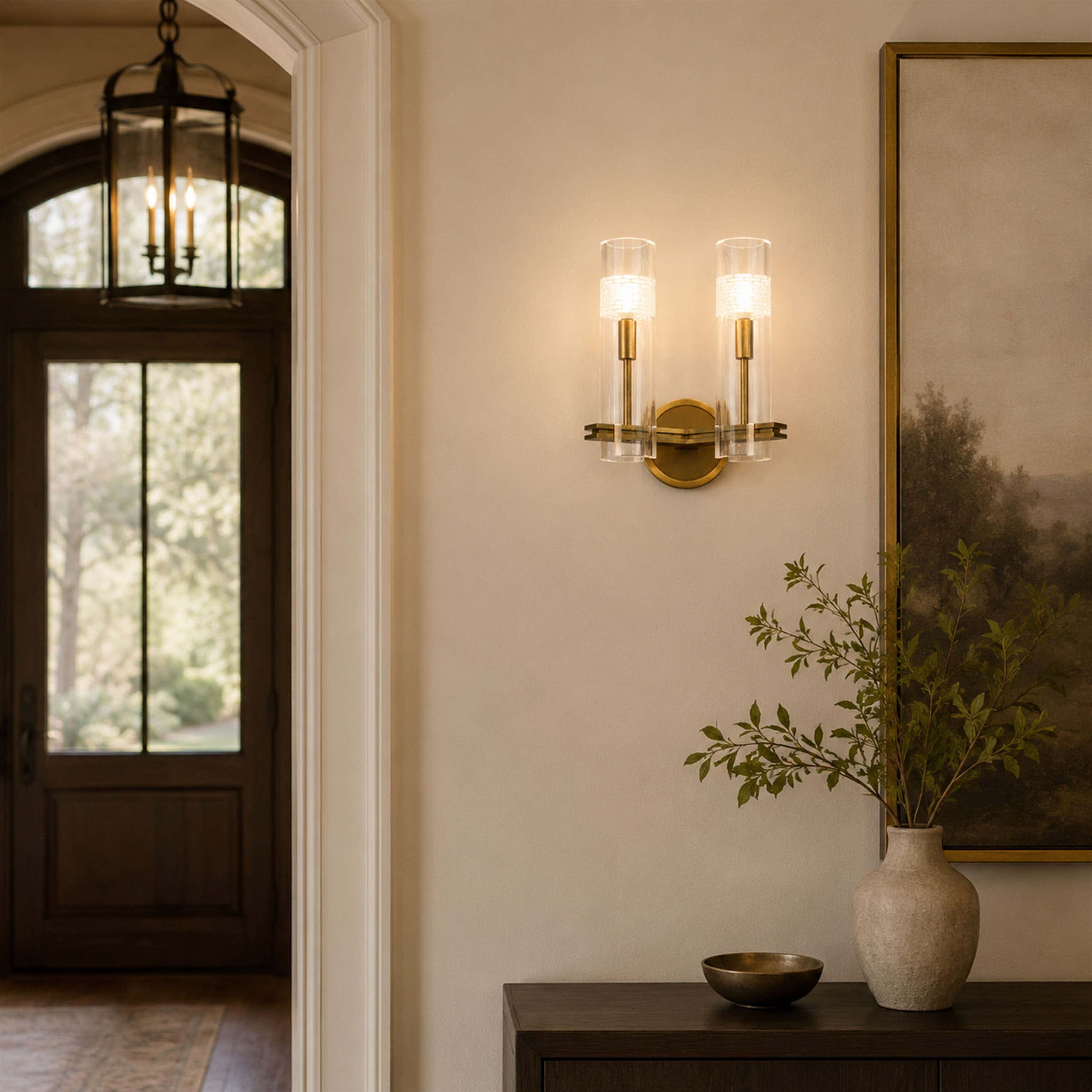 Aureline Glass Wall Sconce