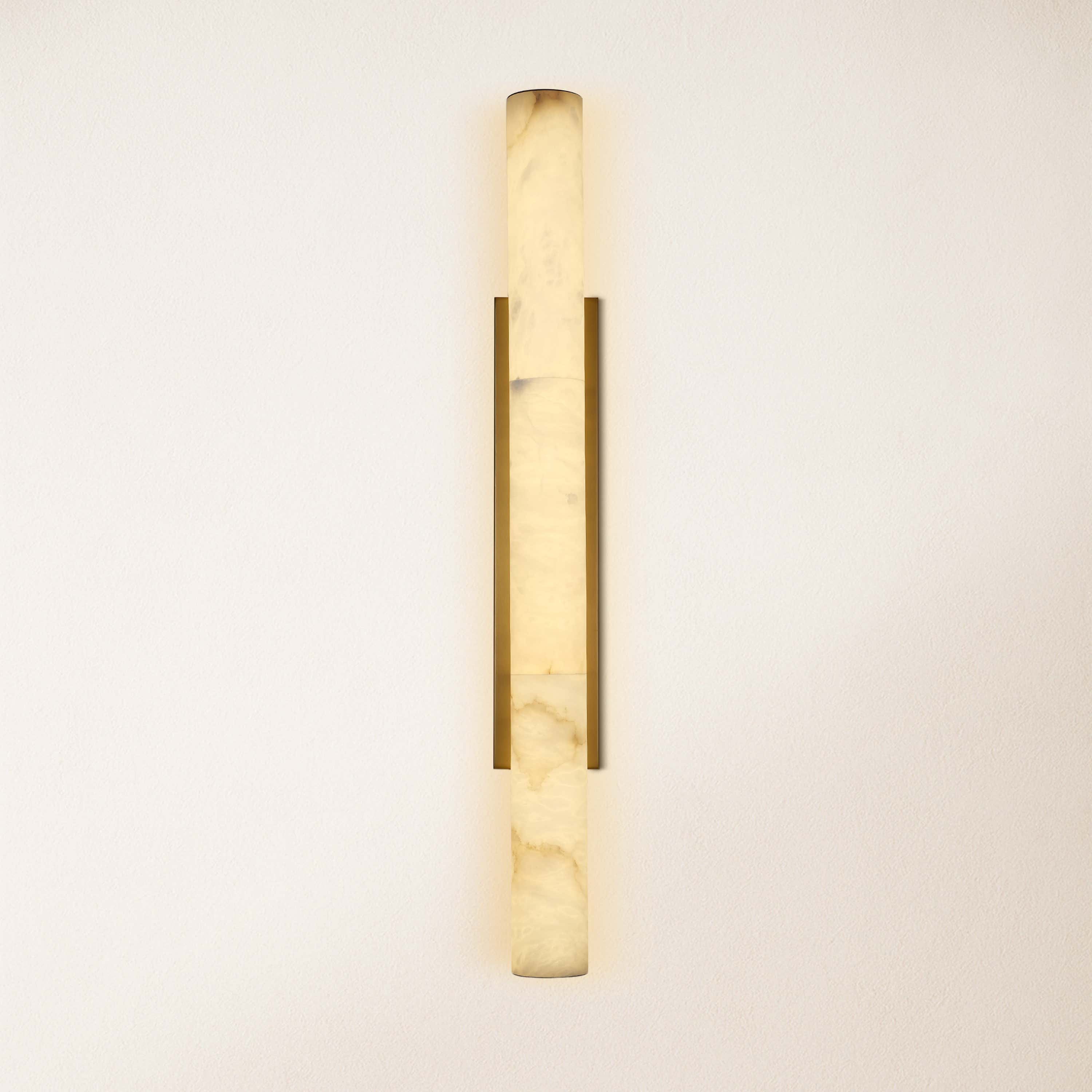 Sylvia Palladian Alabaster Wandleuchte 36"H