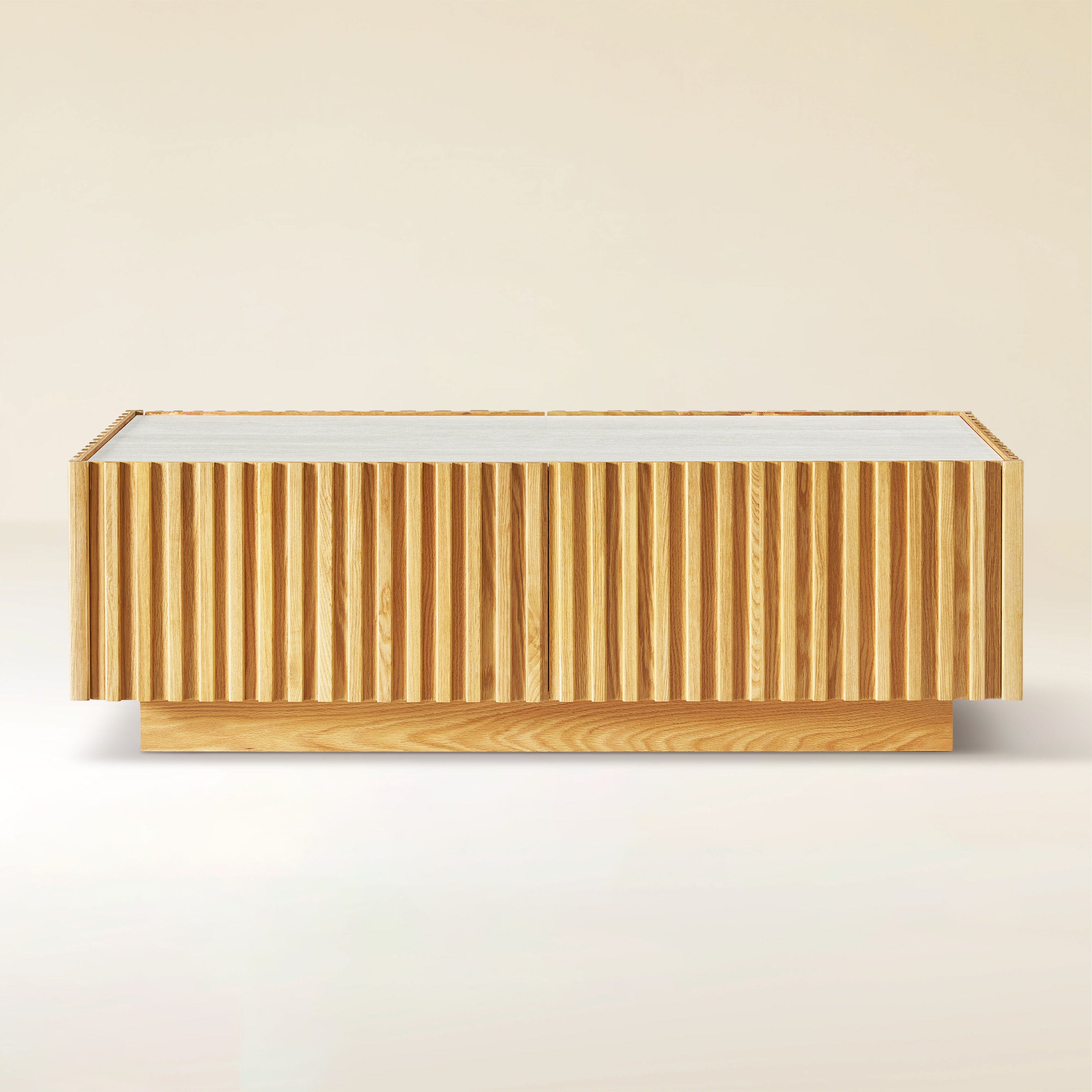 Rechteckiger Couchtisch Isla aus Eiche, 119 cm