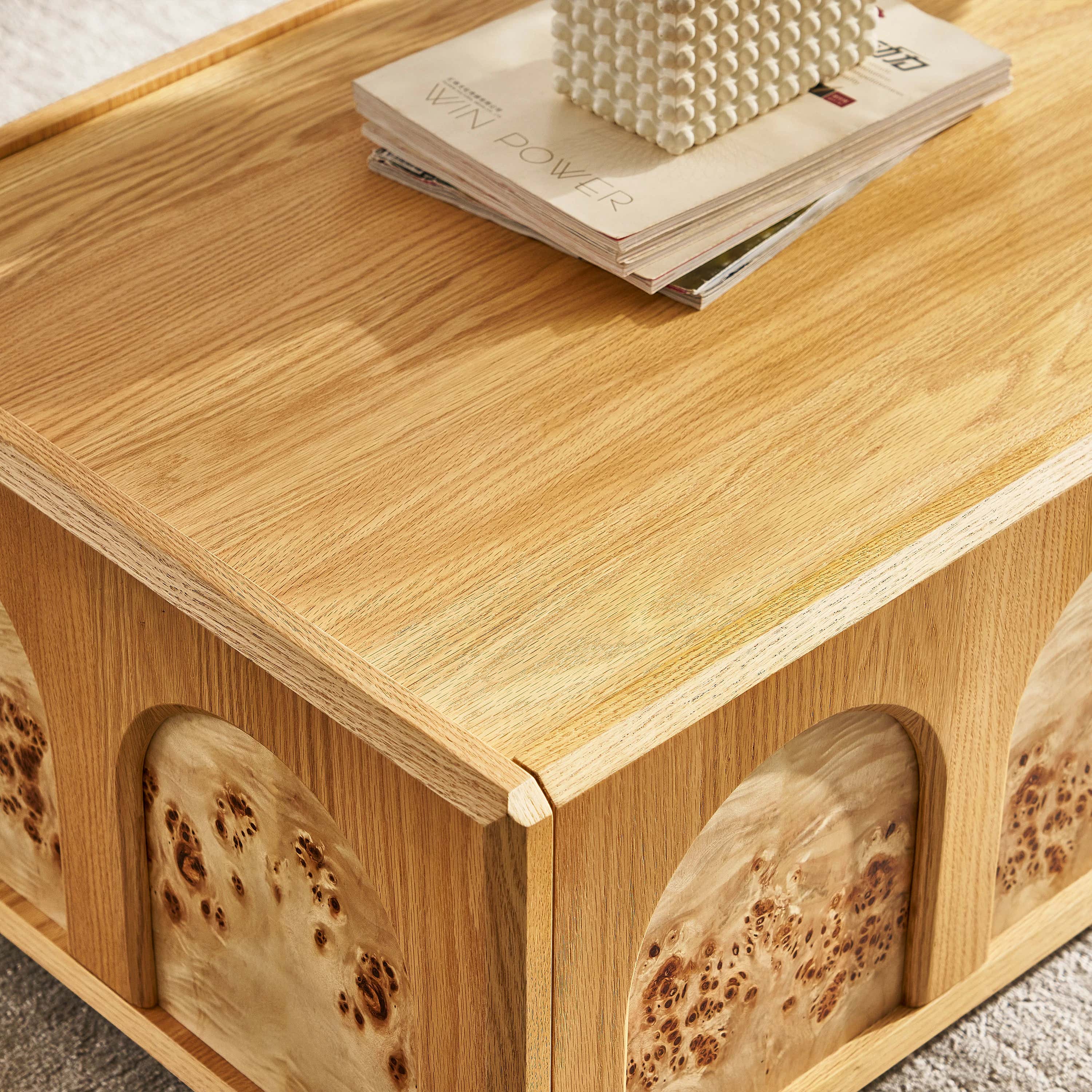 Couchtisch Aurora aus Eiche, 119,4 cm