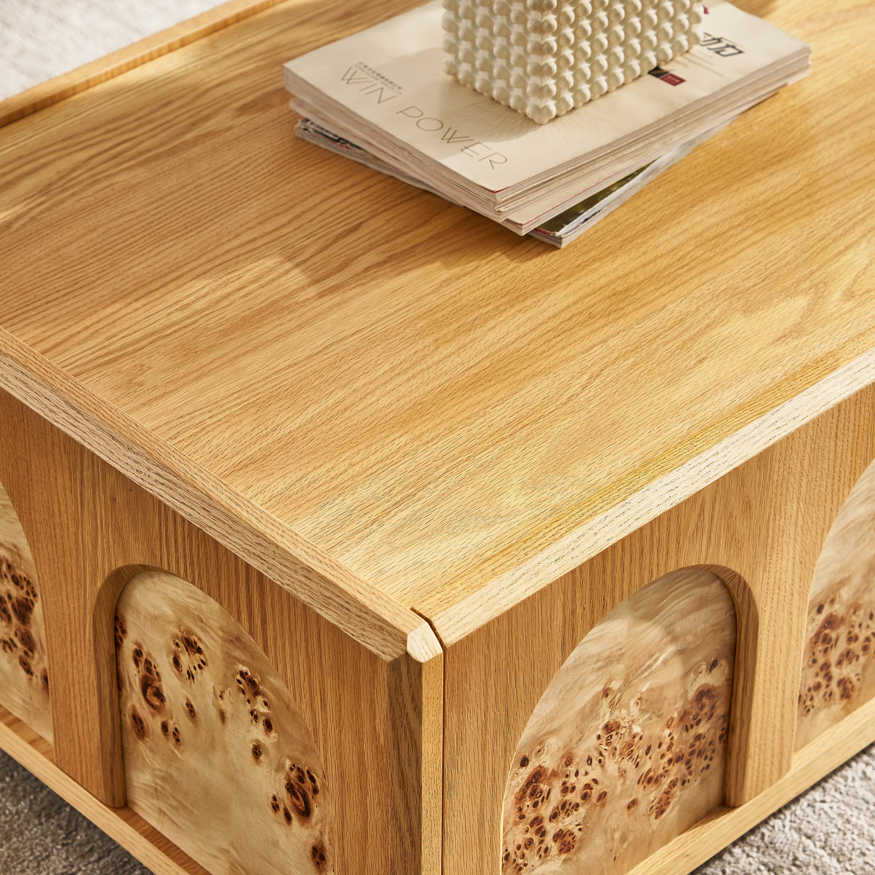 Couchtisch Aurora aus Eiche, 119,4 cm