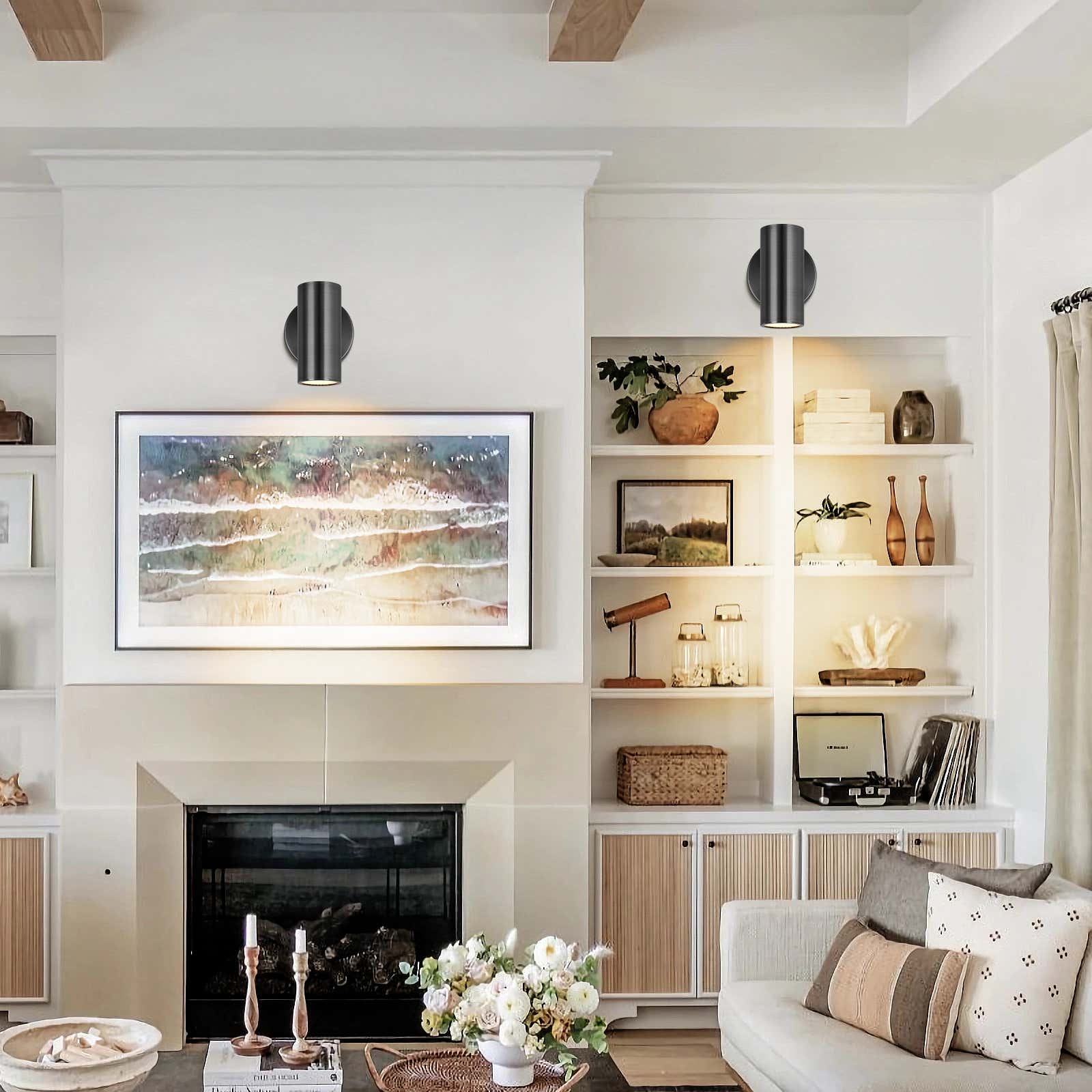 ArtGlow Adjustable Picture Spot Light Wall Sconce 6"H#Finish_Black