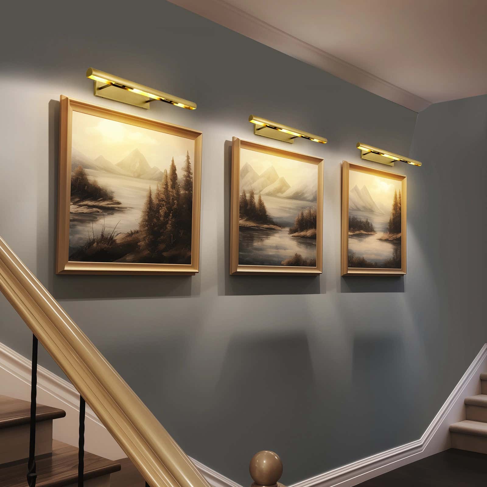 ArtGlow Picture Light 30"W#Finish_Gold