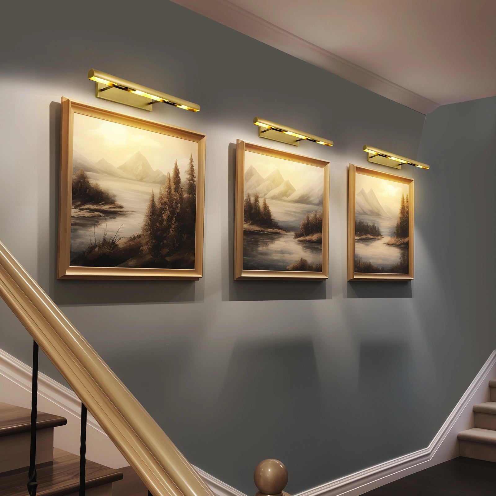 ArtGlow Picture Light 30"W#Finish_Gold