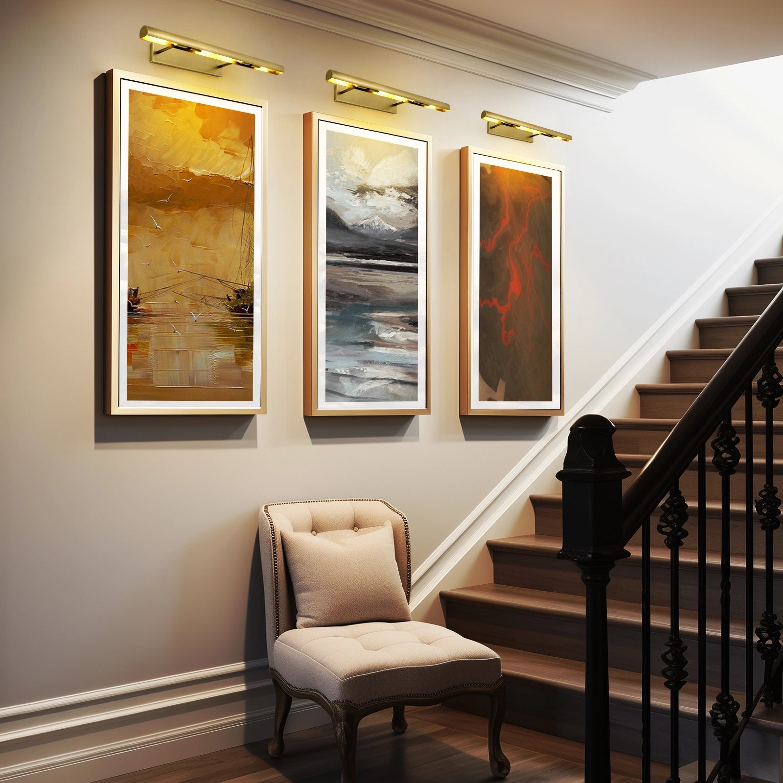 ArtGlow Picture Light 30"W#Finish_Gold