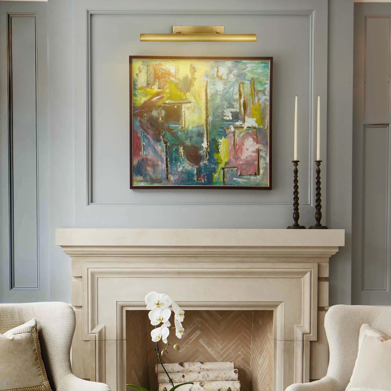 ArtGlow Picture Light 30"W#Finish_Gold