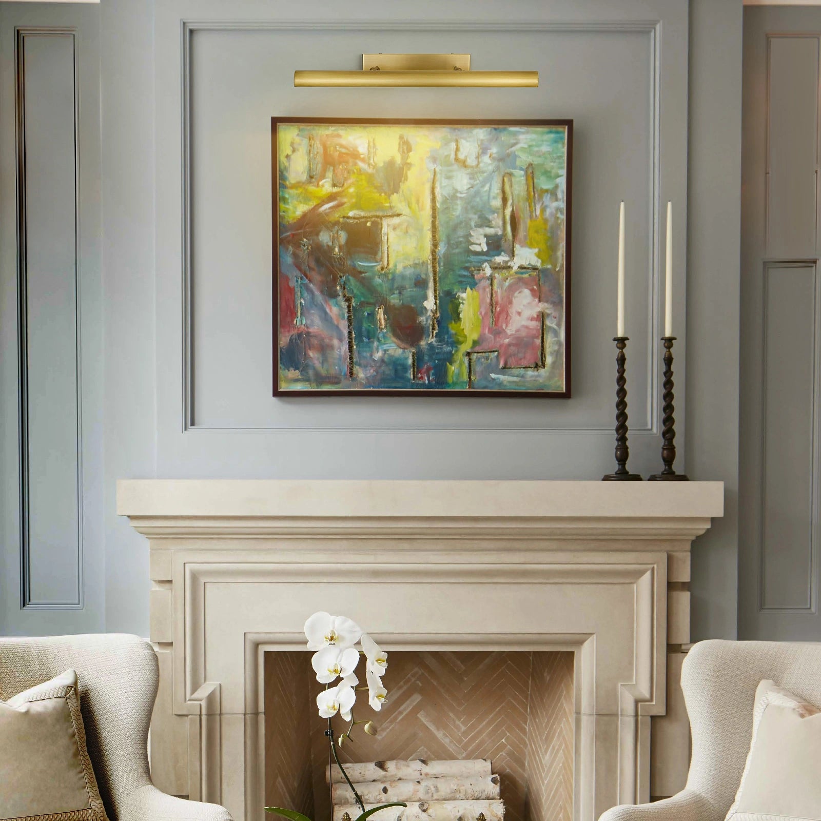 ArtGlow Picture Light 30"W#Finish_Gold