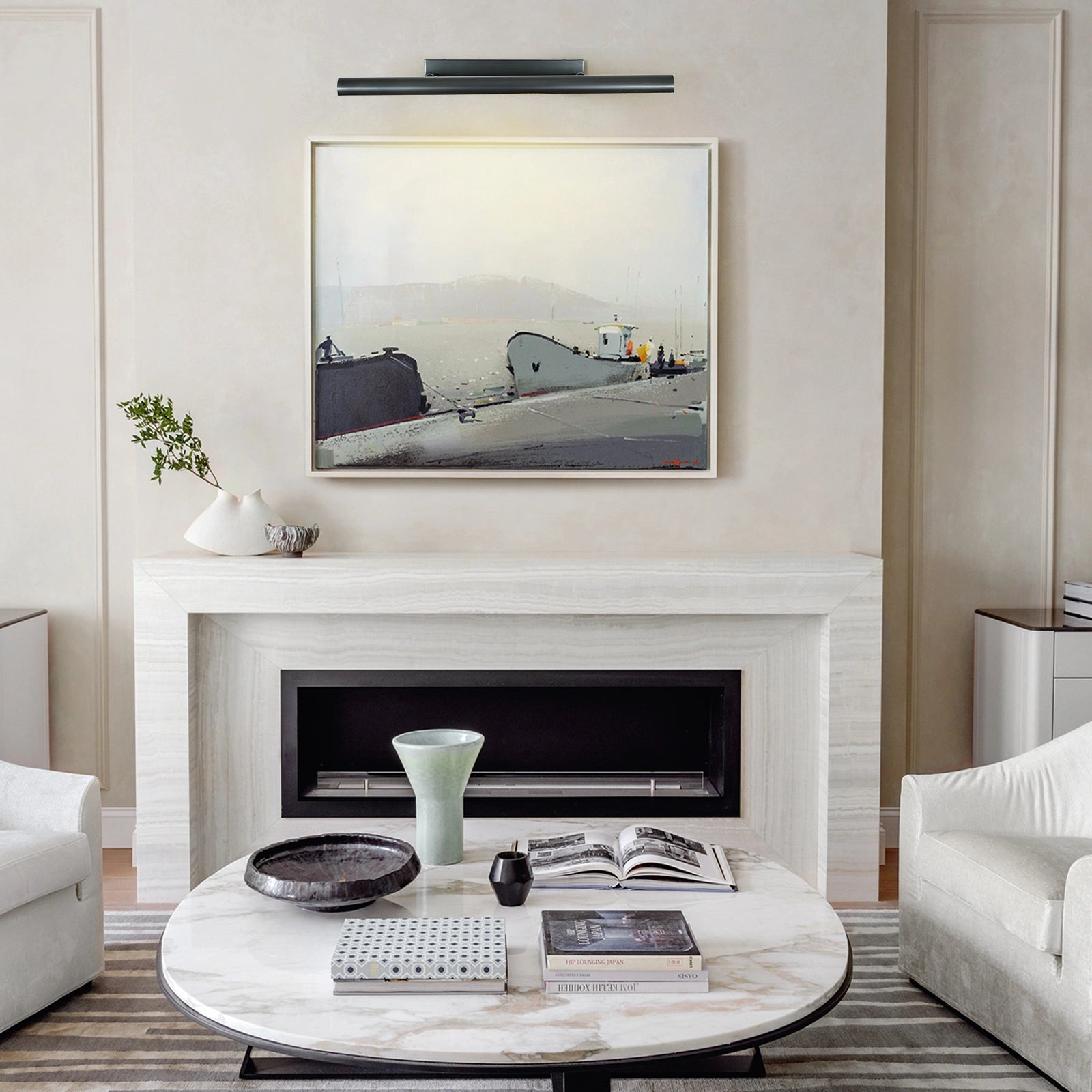 ArtGlow Picture Light 30"W#Finish_Black