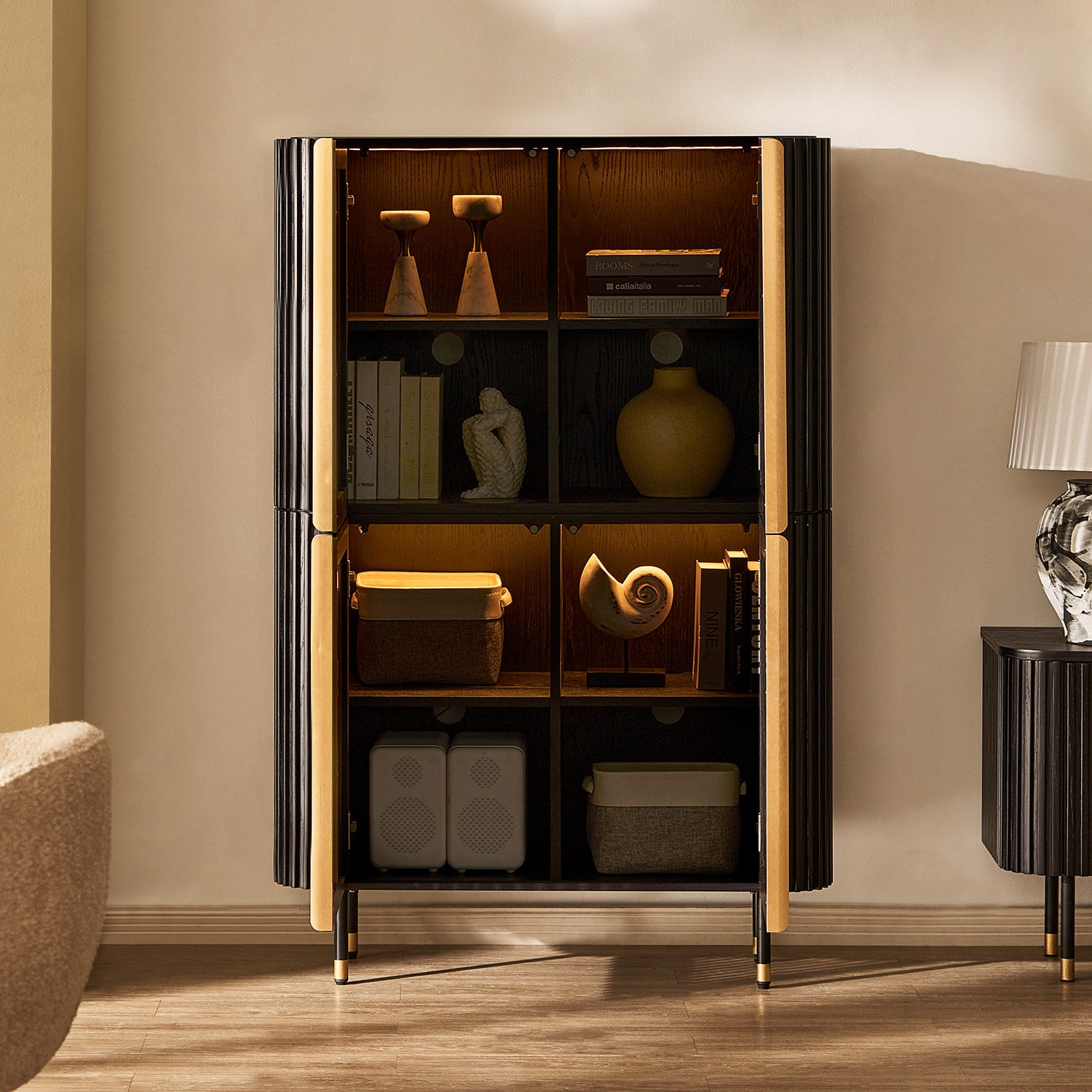 Ewan 39,4″ Eichenschrank