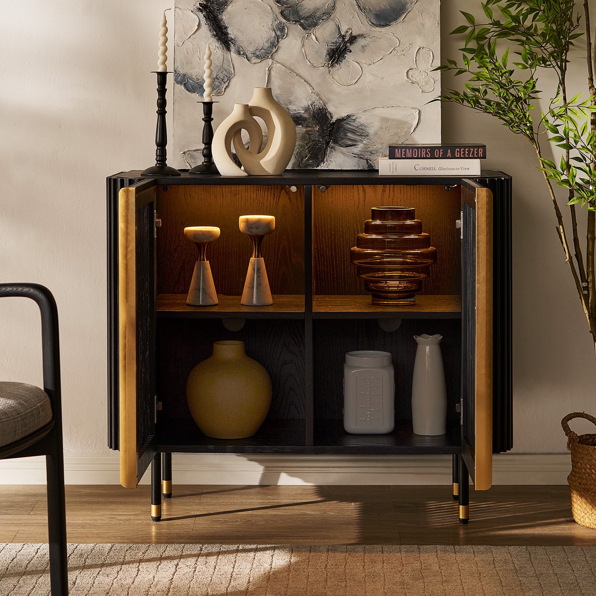 Ewan 39,4″ Eichenschrank