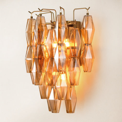 Celestial Drop Glas-Wandleuchte 19,6"H