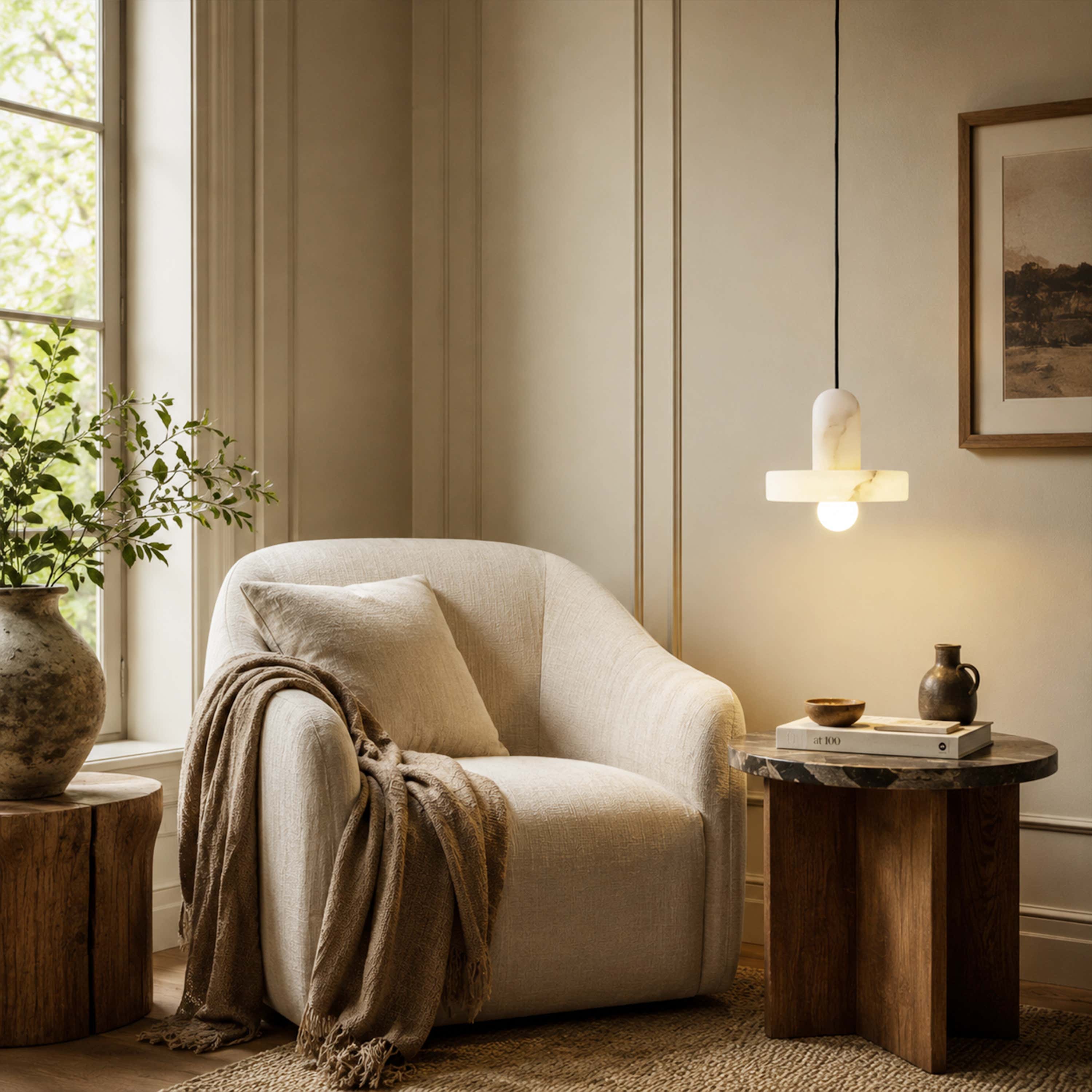 Carrano Alabaster Pendant
