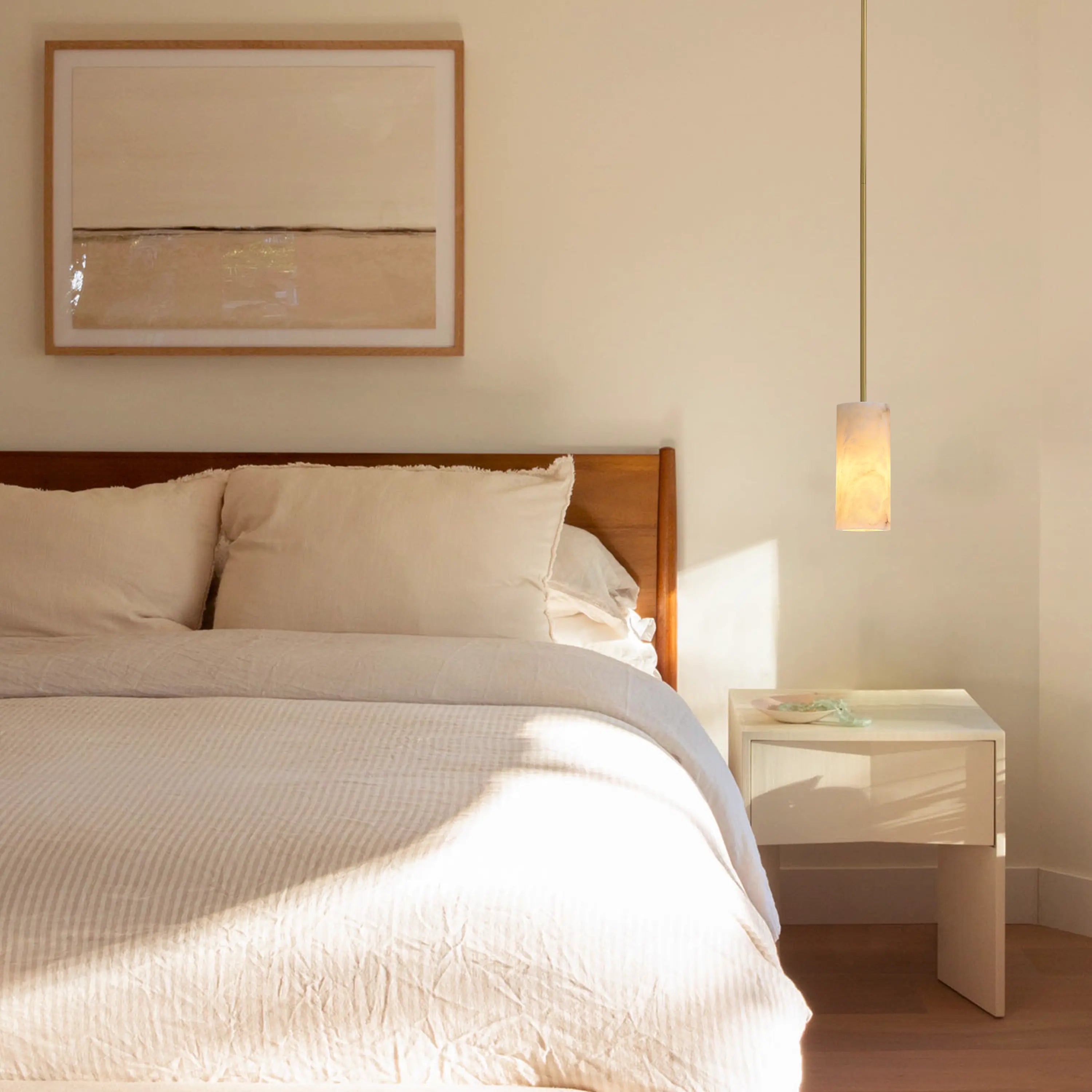 Arlo Alabaster Pendant Lights 4"D#Finish_Gold