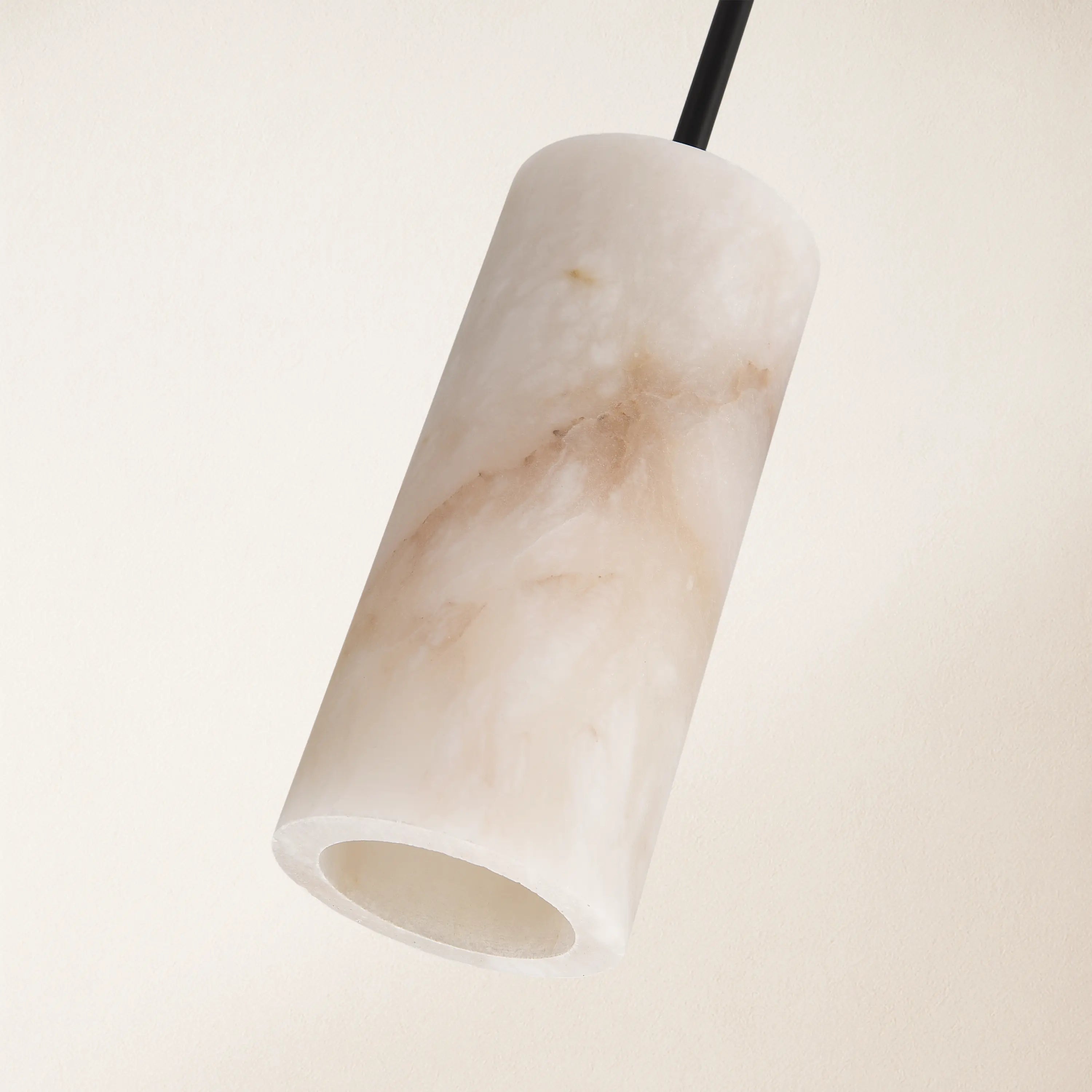 Arlo Alabaster Pendant Lights 4"D#Finish_Black