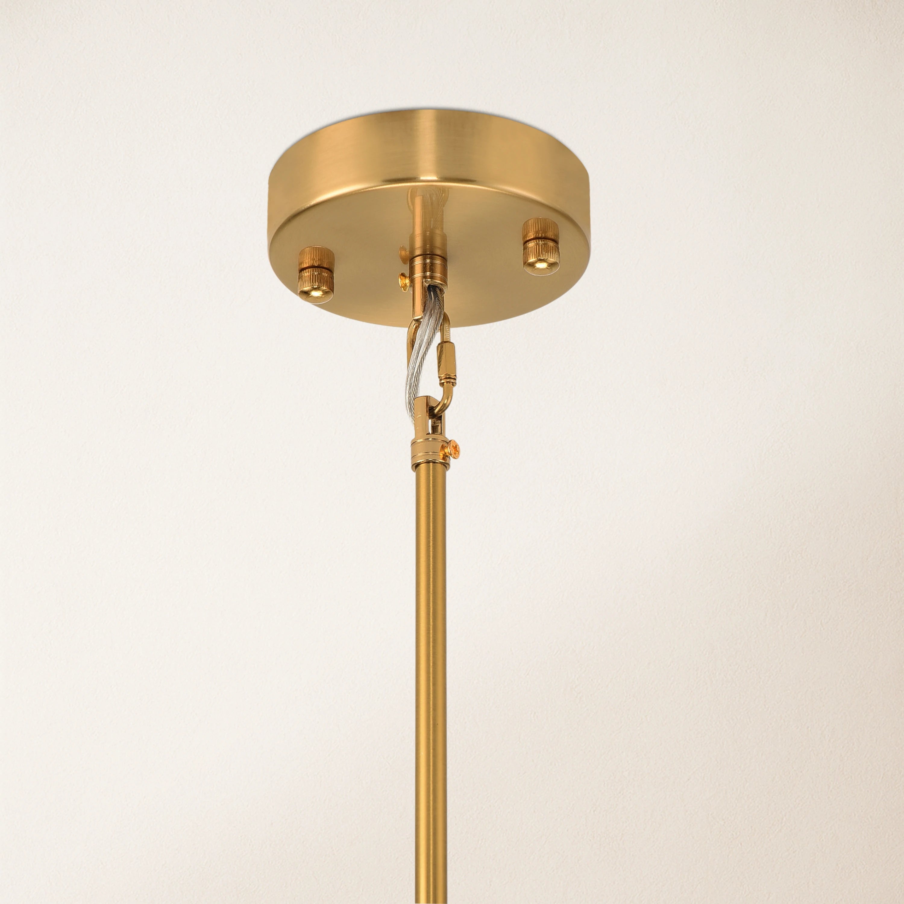 Nivislight Alabaster 2-Tier Round Pendant 13"#Finish_Gold