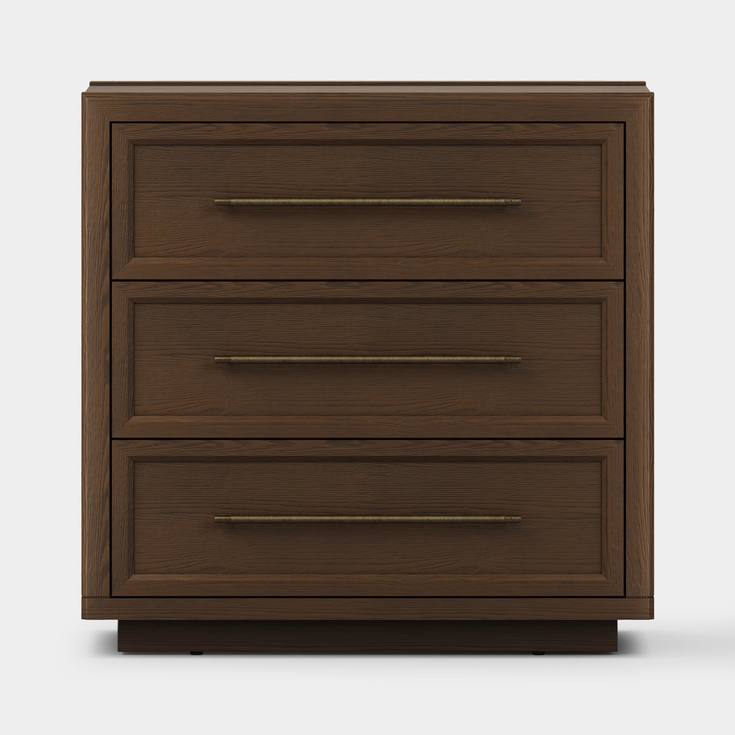 Alvar 32″ Oak 3-Drawer Chest