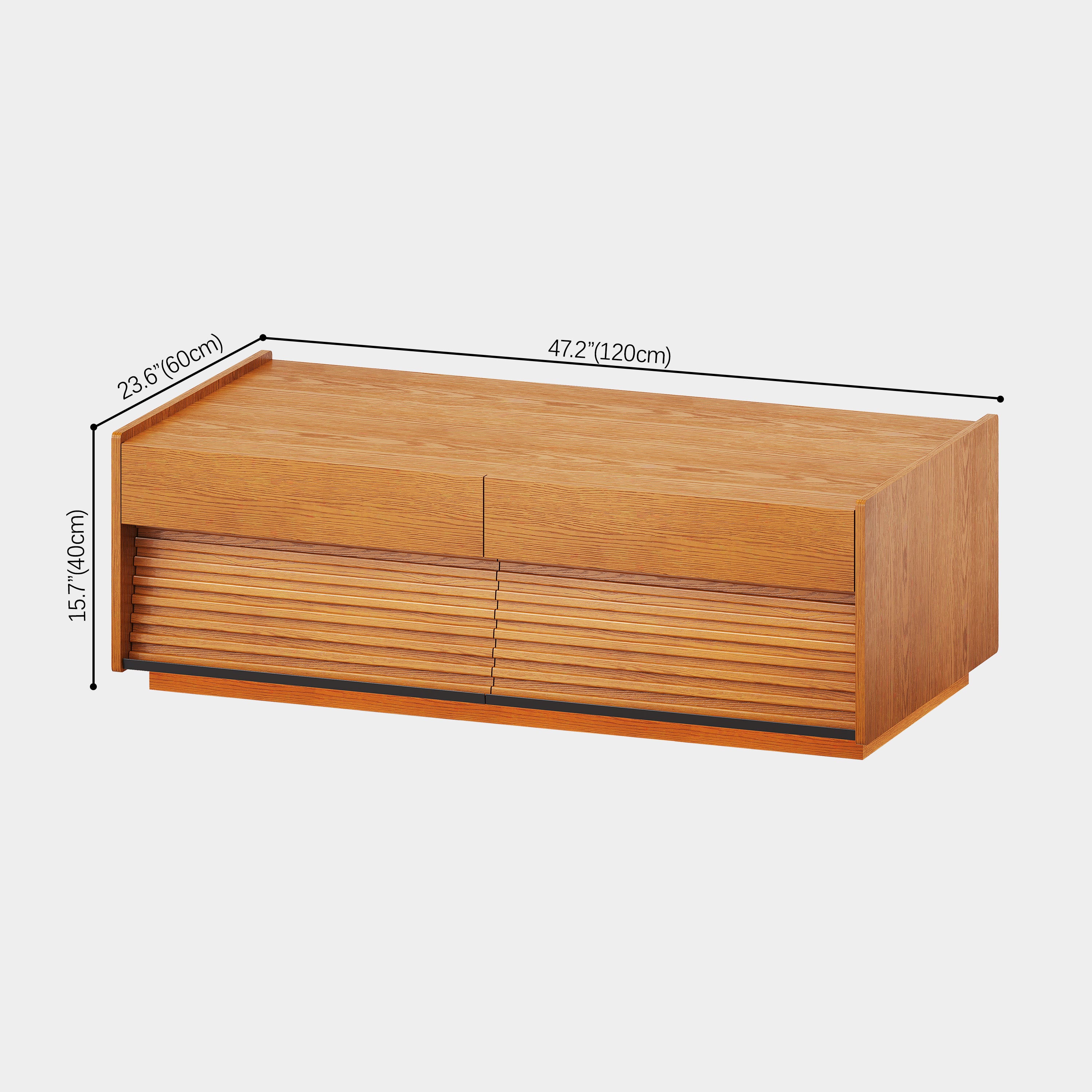 Couchtisch aus Eiche Devon, 120 cm breit